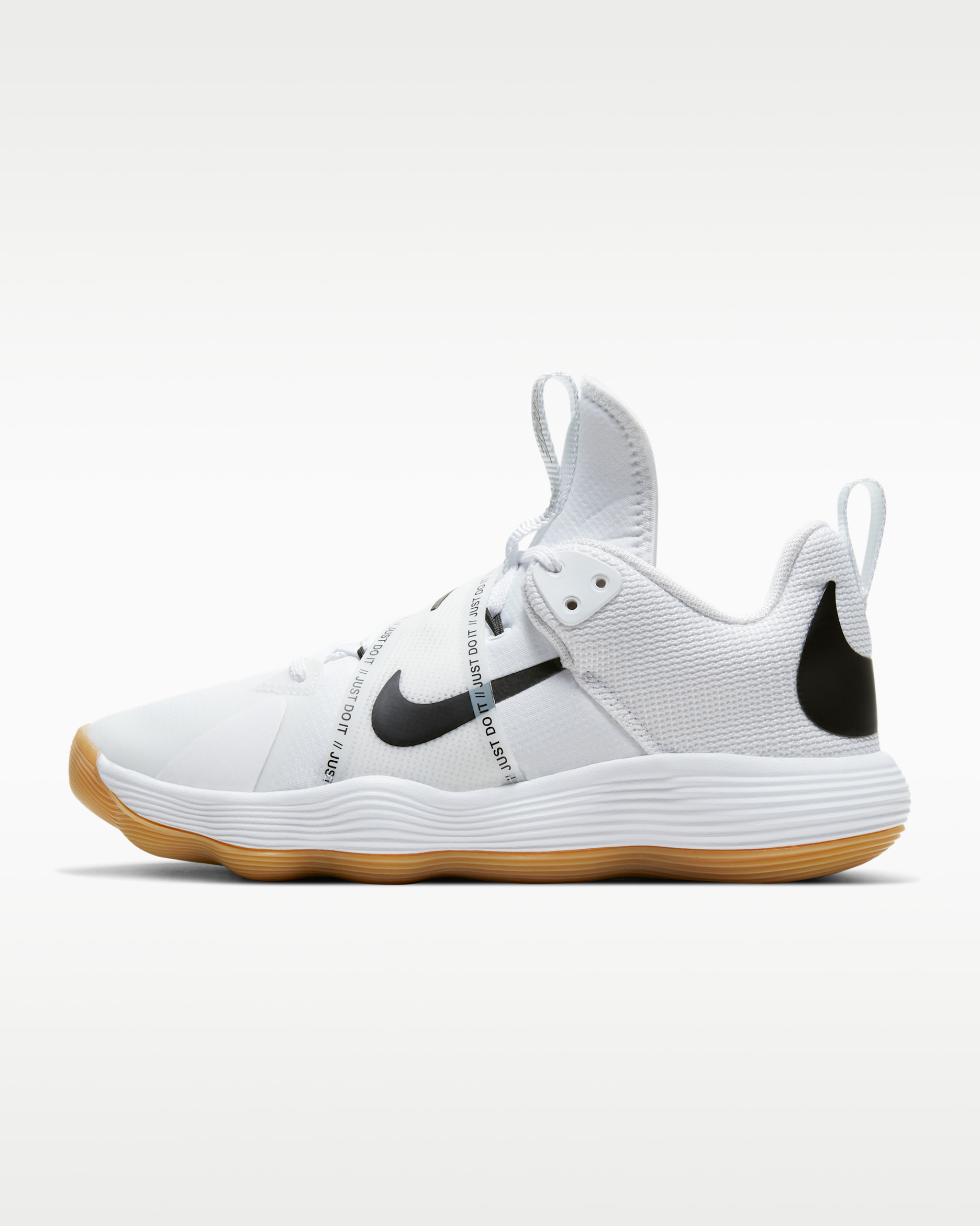 Nike React HyperSet Zapatillas para pistas cubiertas - Blanco/Gum Light Brown/Negro