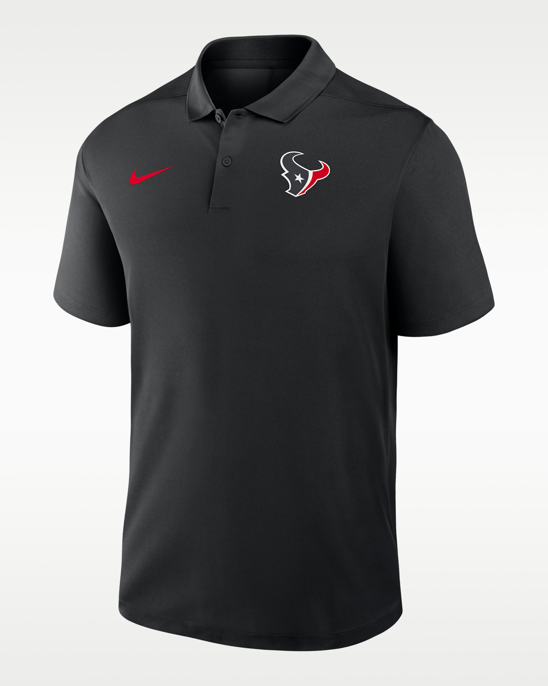 Houston Texans Logo Victory Men's Nike Dri-FIT NFL Polo - Black