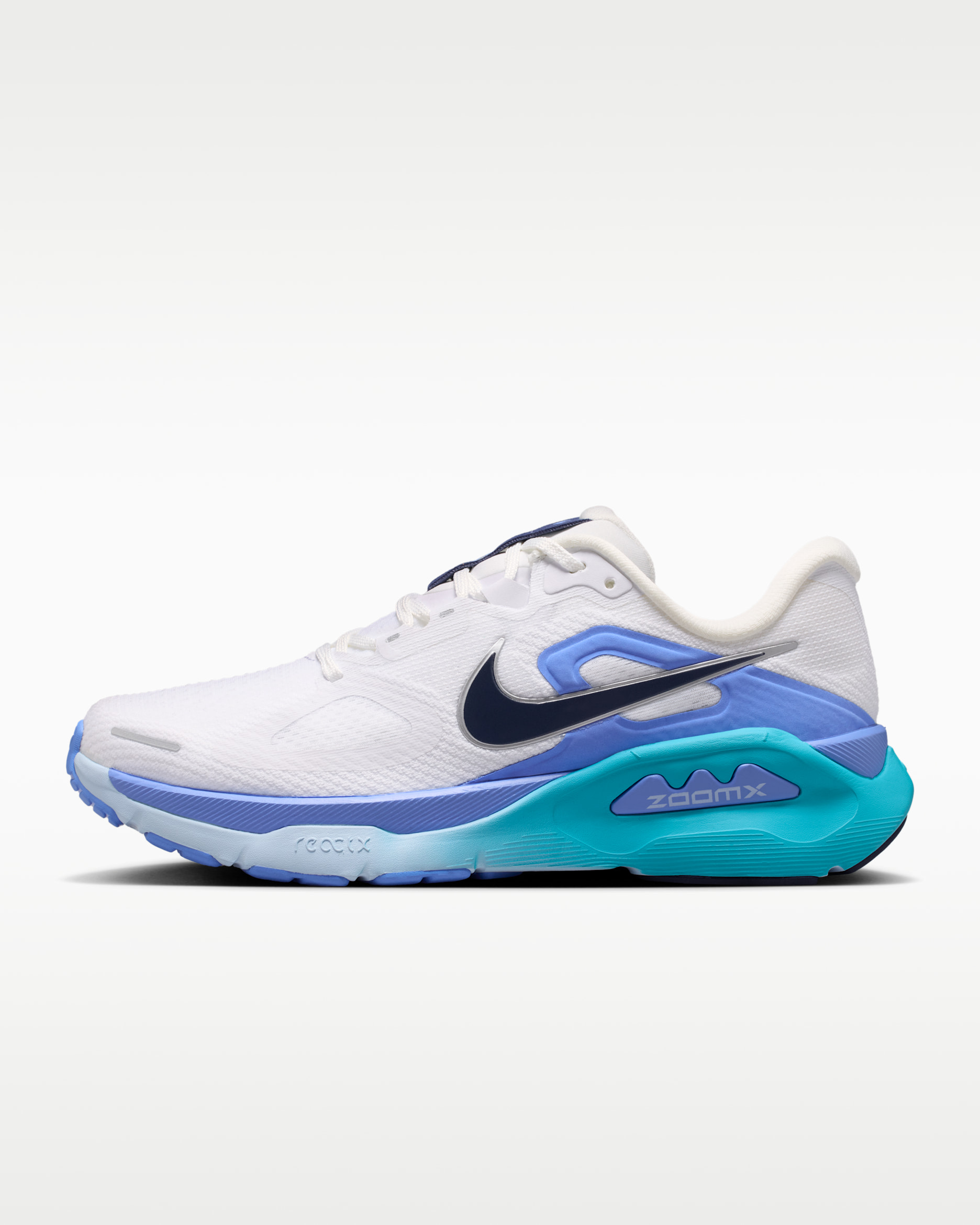 Nike Structure Plus Women's Road Running Shoes - White/Royal Pulse/Hydrogen Blue/Midnight Navy