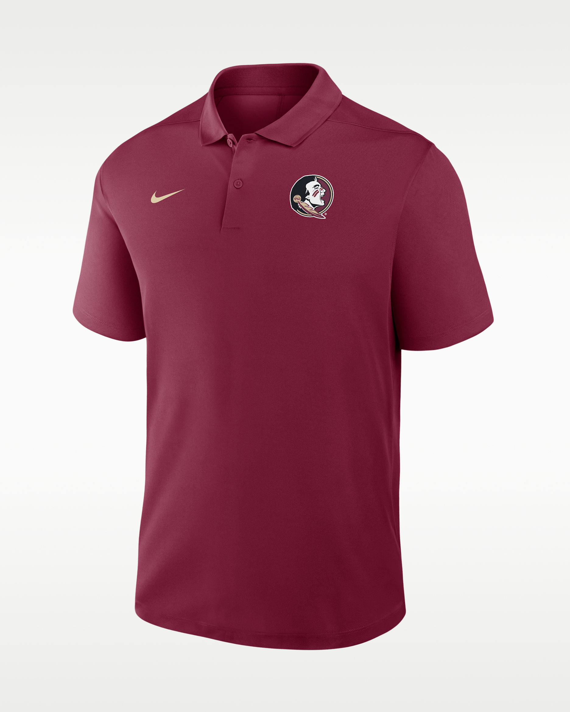 Florida State Victory Men's Nike Dri-FIT College Polo - Garnet