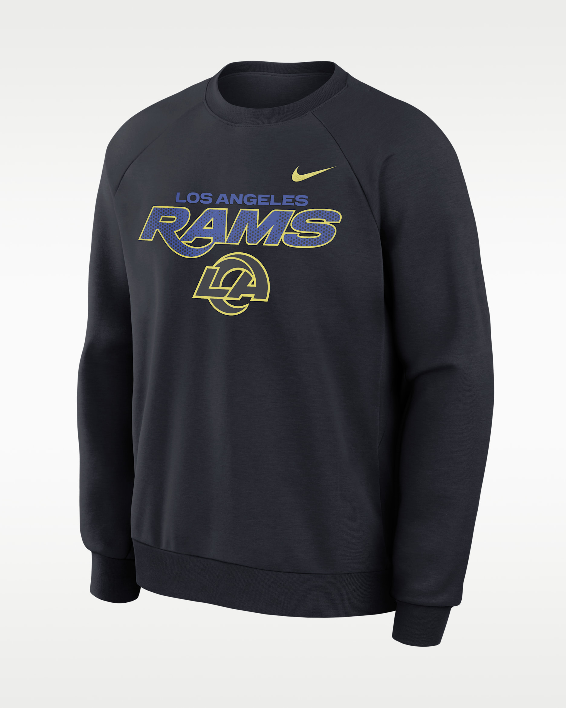 Los Angeles Rams Rivalries Collection Primary Men's Nike Dri-FIT NFL Pullover Crew - Navy