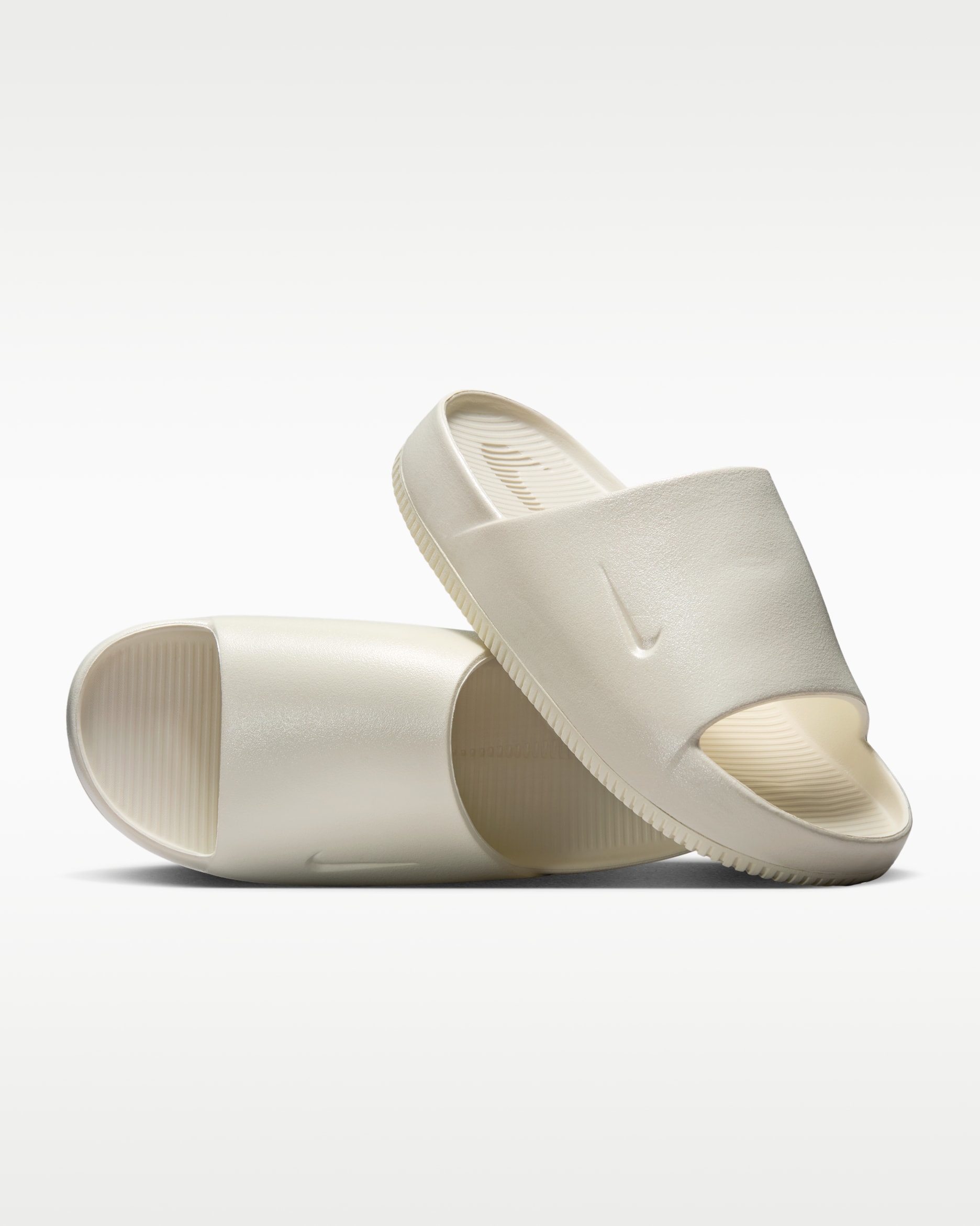 Nike Calm 女款拖鞋 - Pale Ivory/Pale Ivory/Pale Ivory