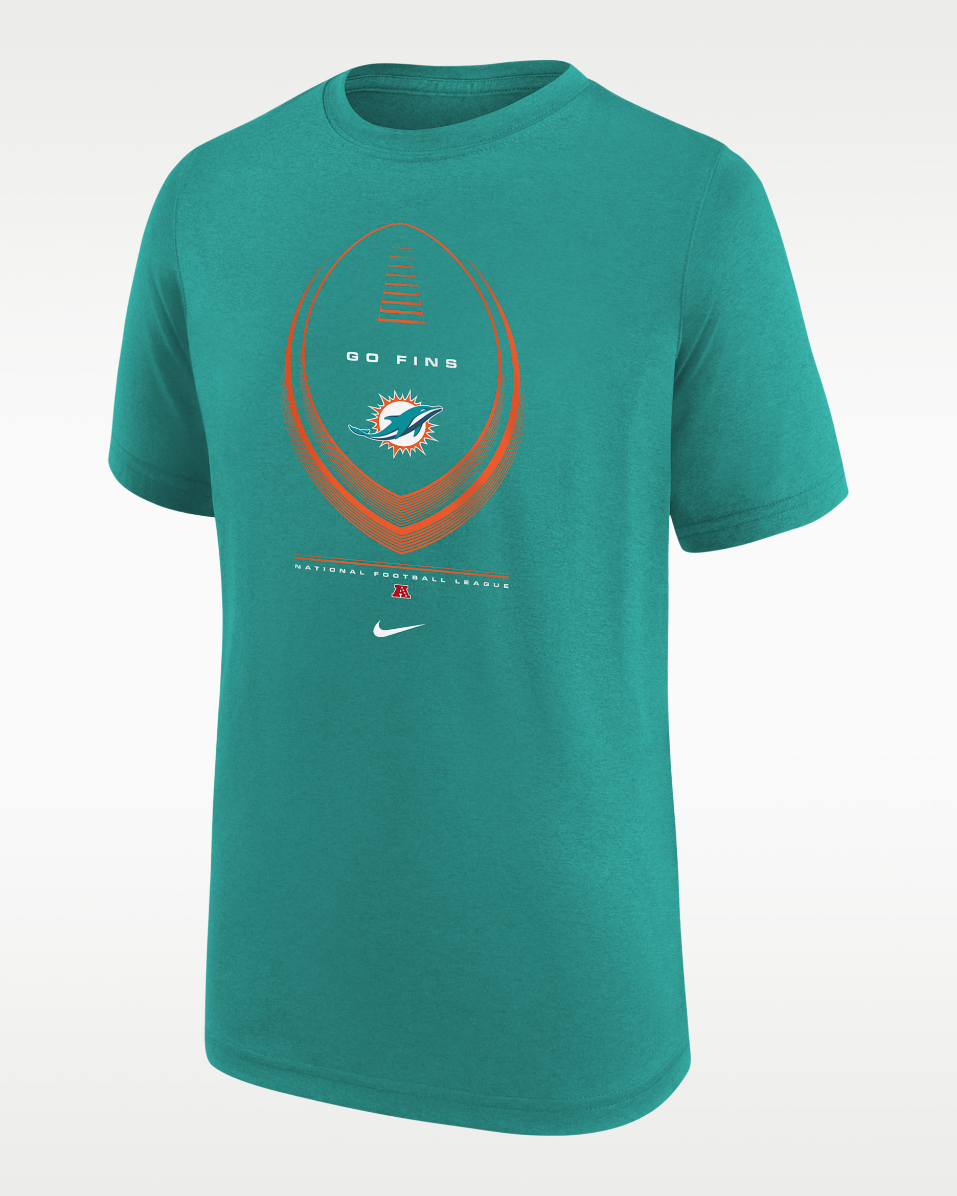 Miami Dolphins Legend Icon Big Kids' Nike Dri-FIT NFL T-Shirt - Aqua