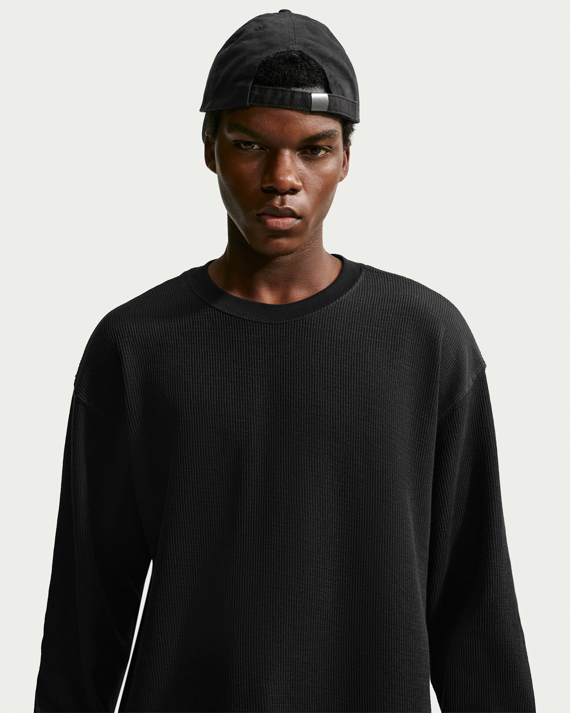 Camiseta térmica para hombre Nike Sportswear - Negro/Rojo duro