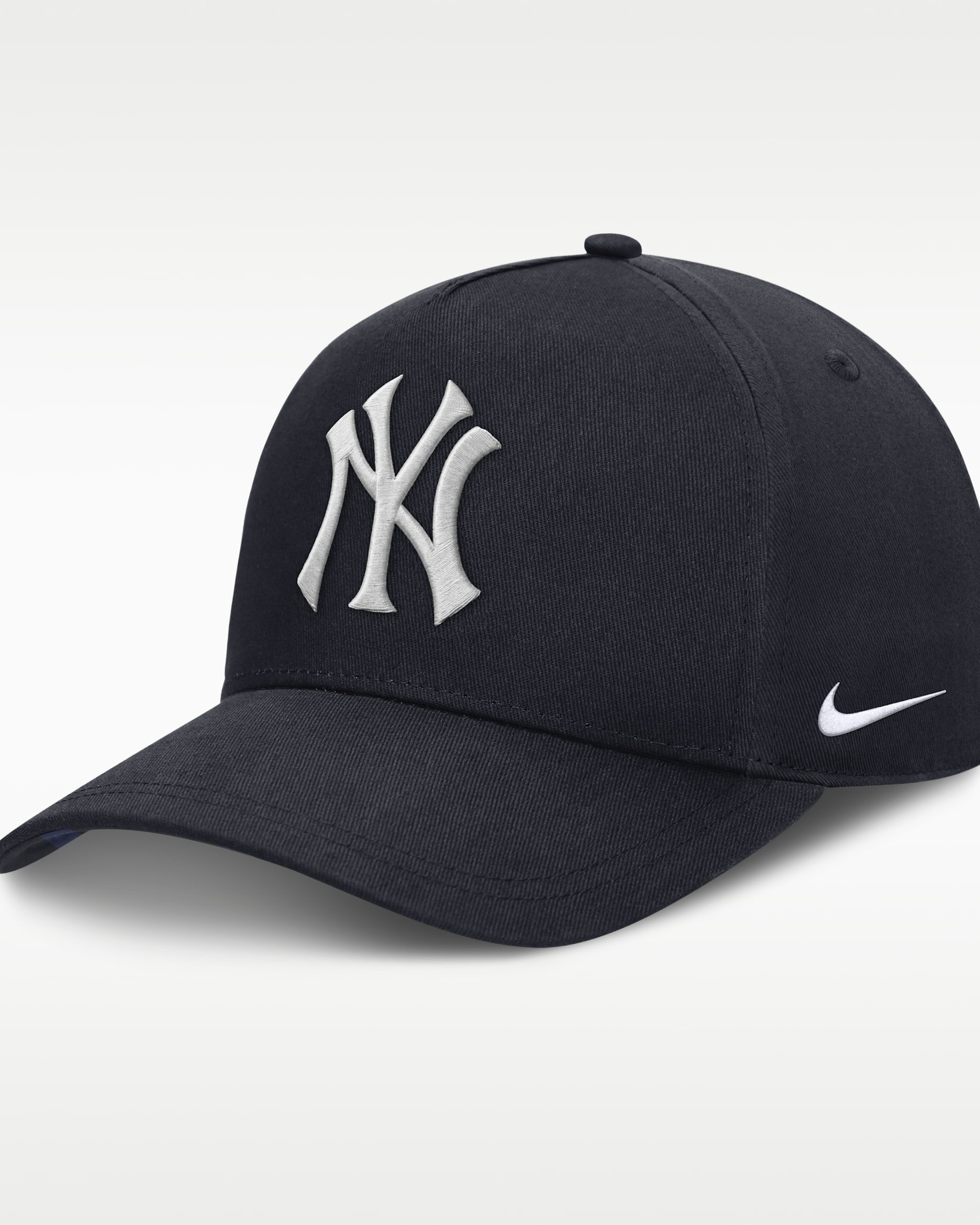 New York Yankees Rise Men's Nike x KAWS Dri-FIT MLB A-Frame Trucker Adjustable Hat - Navy