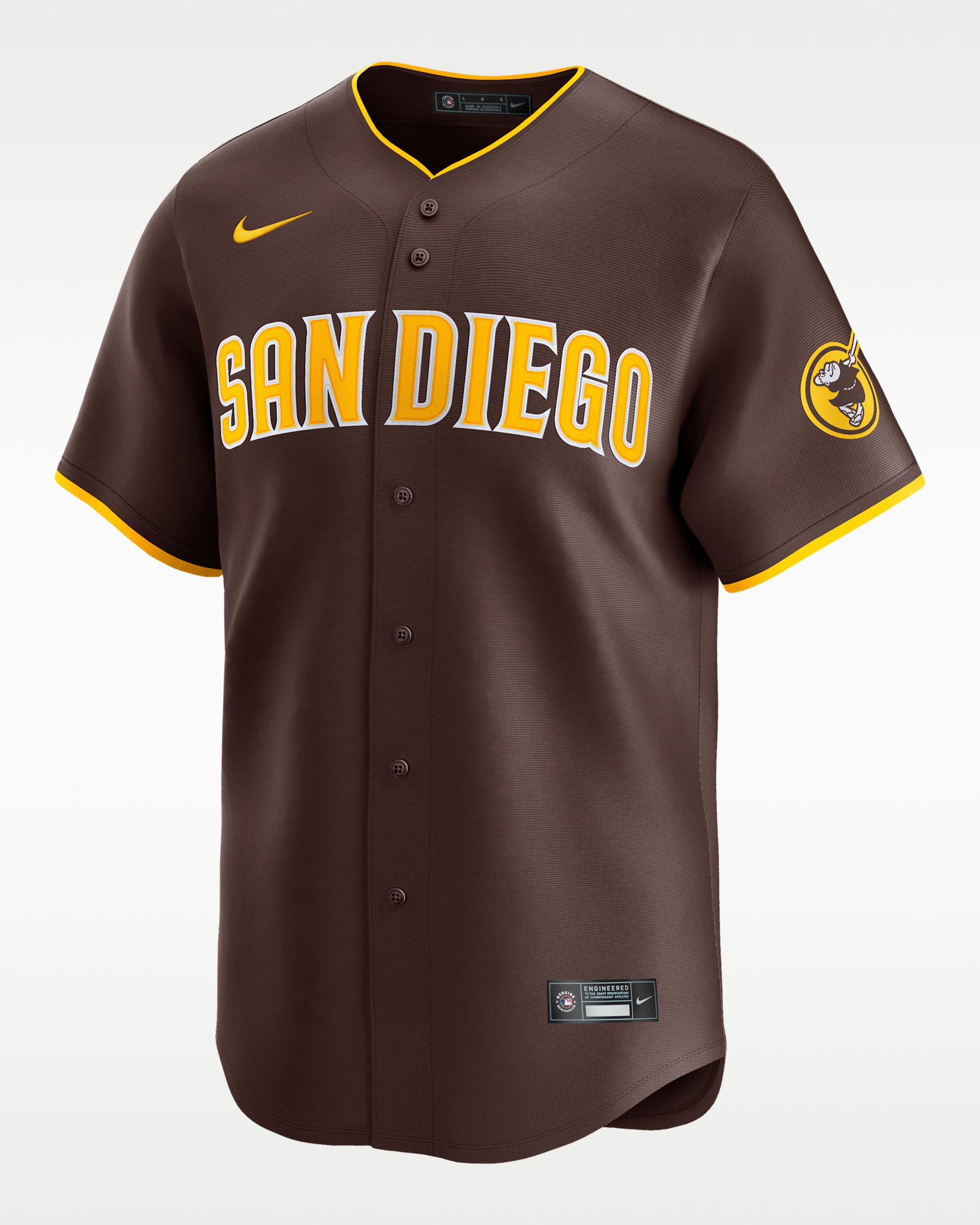 Jersey Nike Dri-FIT ADV de la MLB Limited para hombre Fernando Tatís Jr. San Diego Padres - Marrón