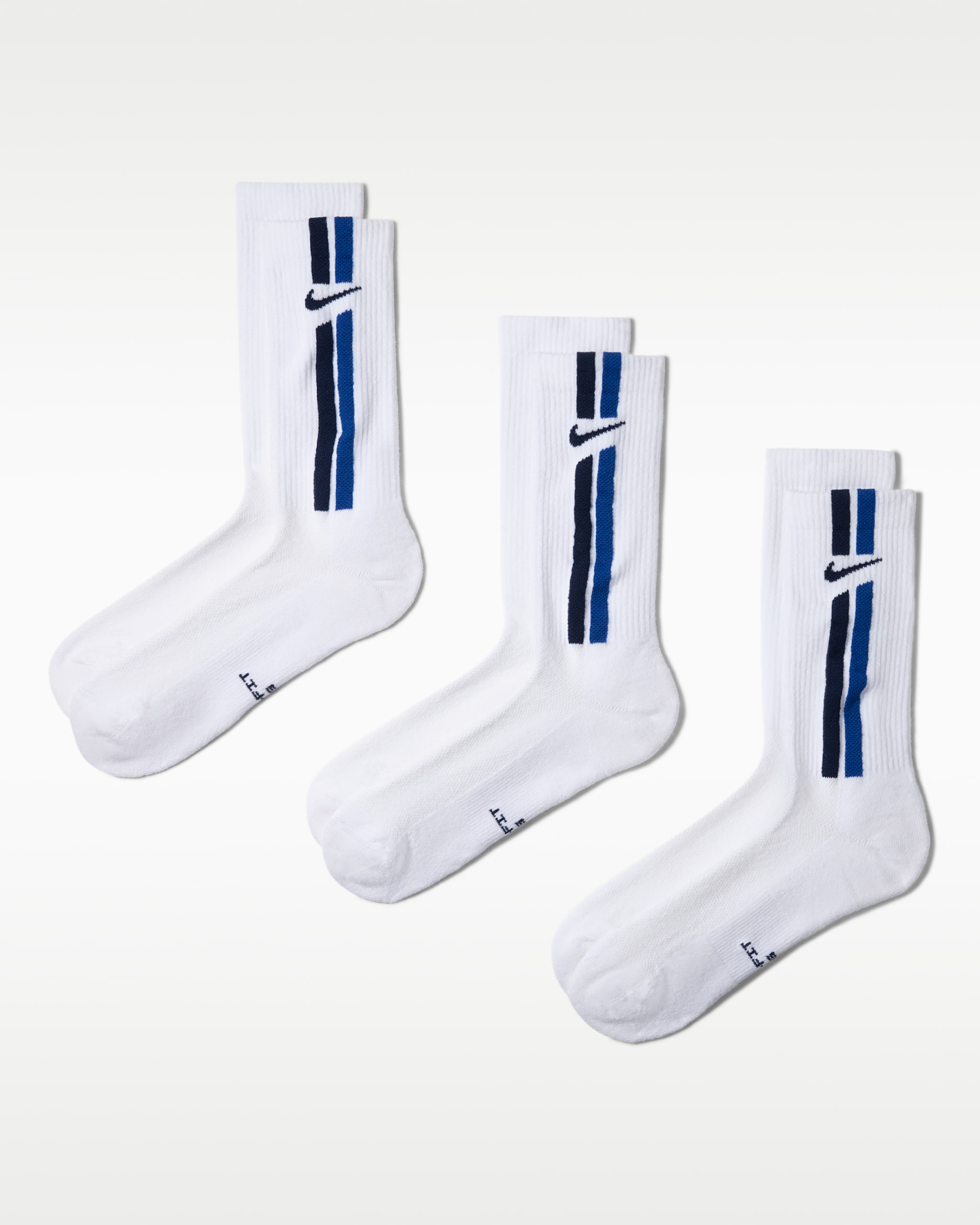 Nike Everyday Elevated Crew Socks (3 Pairs) - Multi-Color