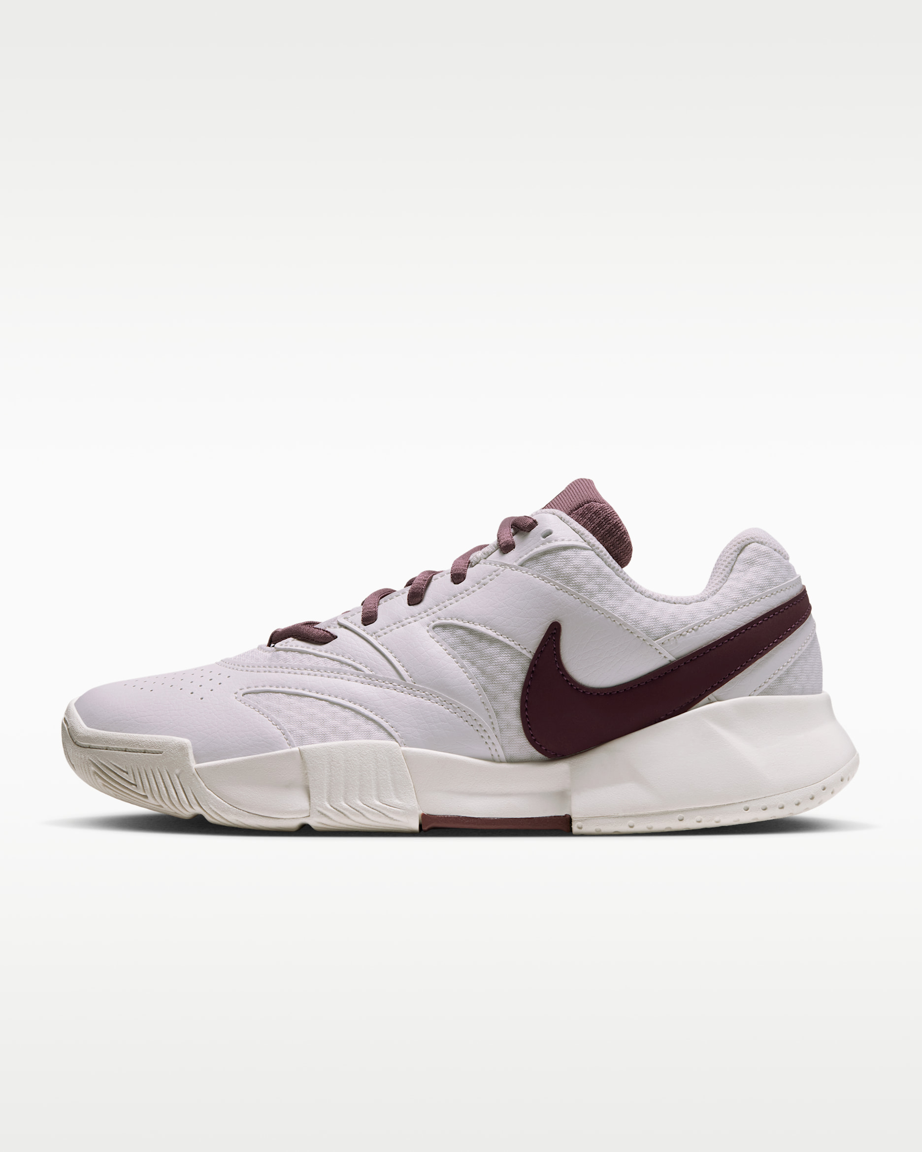 NikeCourt Lite 4 Women's Hardcourt Tennis Shoes - Sail/Tough Red/Canyon Pink/Mystic Dates