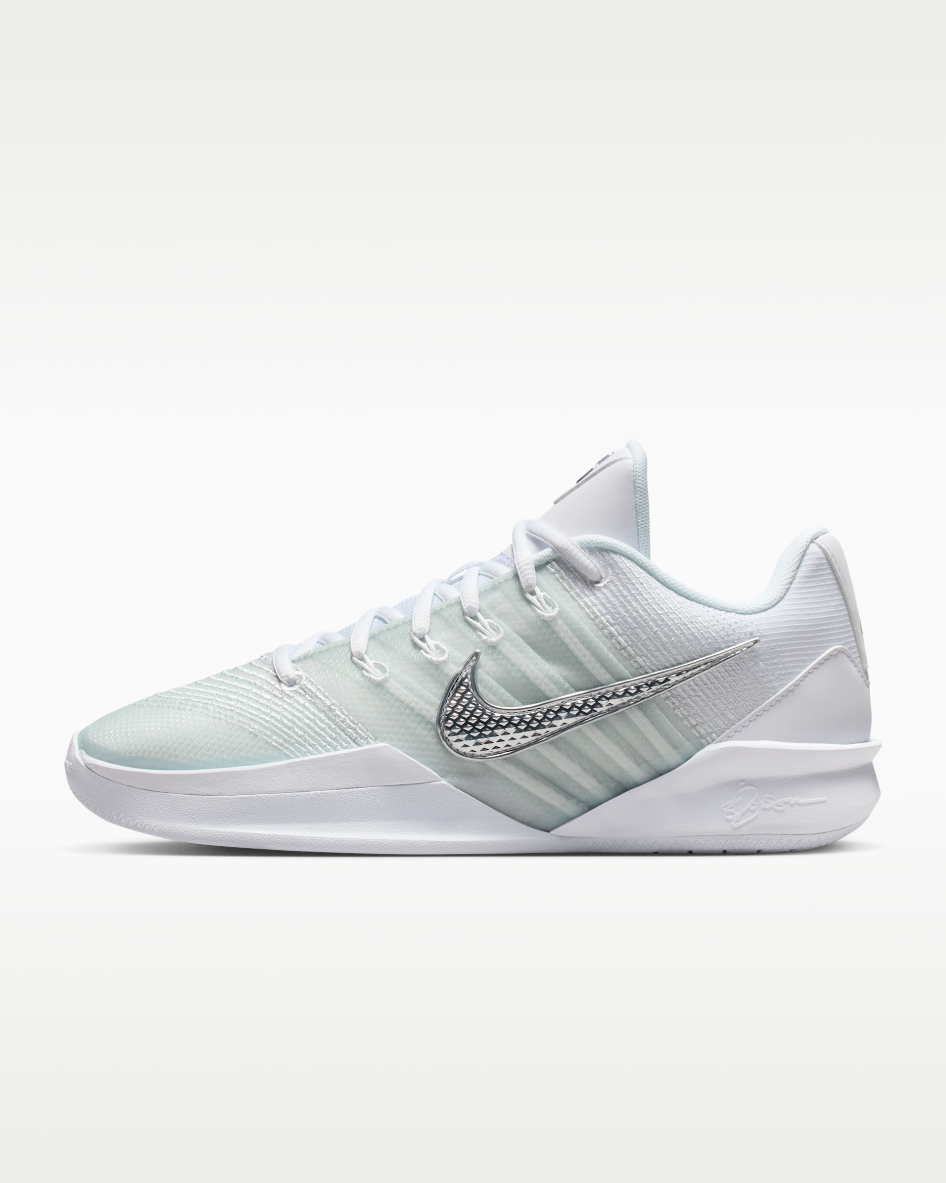 사브리나 3 EP 농구화 - 화이트/민트 폼/메탈릭 실버