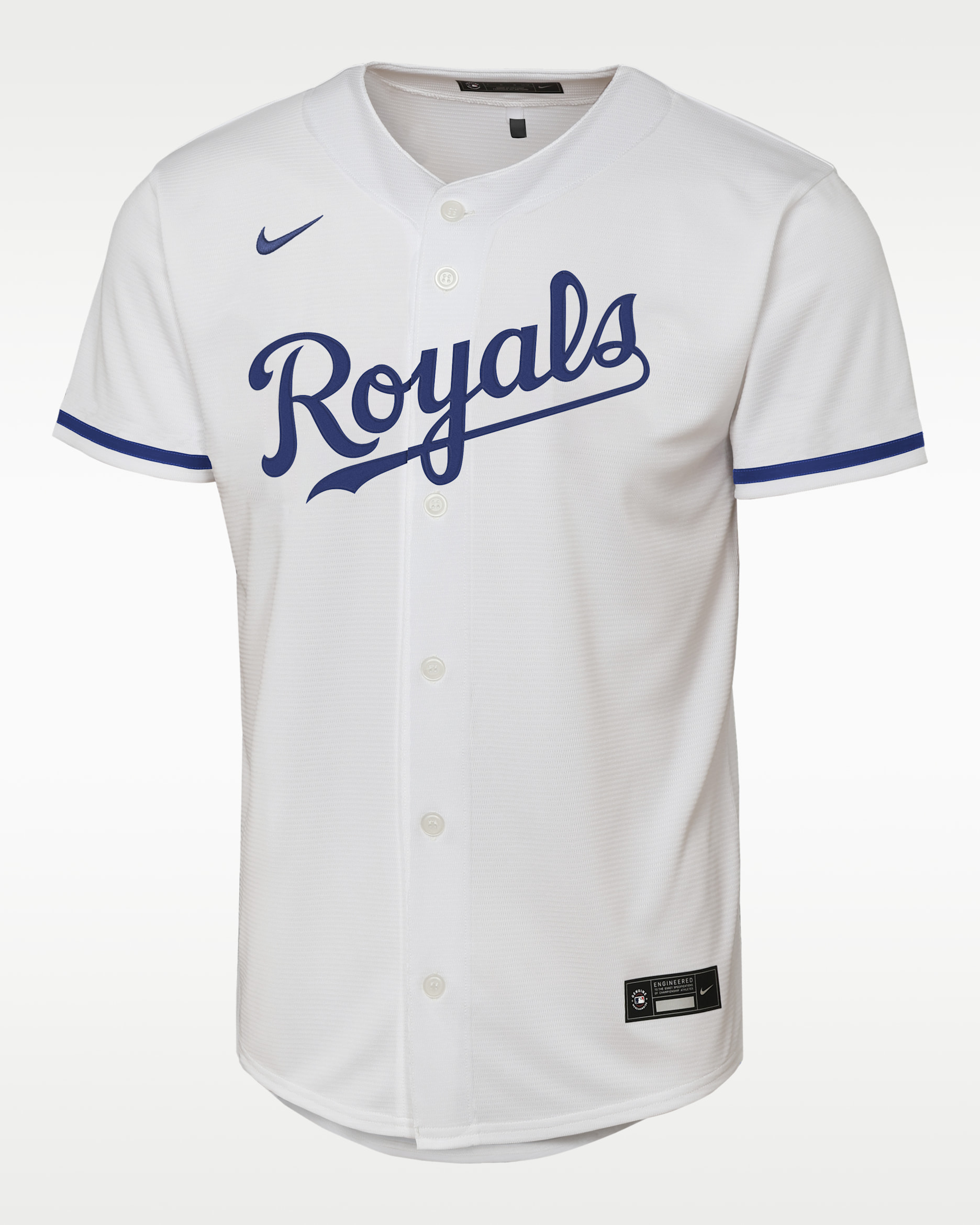 Bobby Witt, Jr. Kansas City Royals Baseline Big Kids' Nike MLB Home Replica Jersey - White