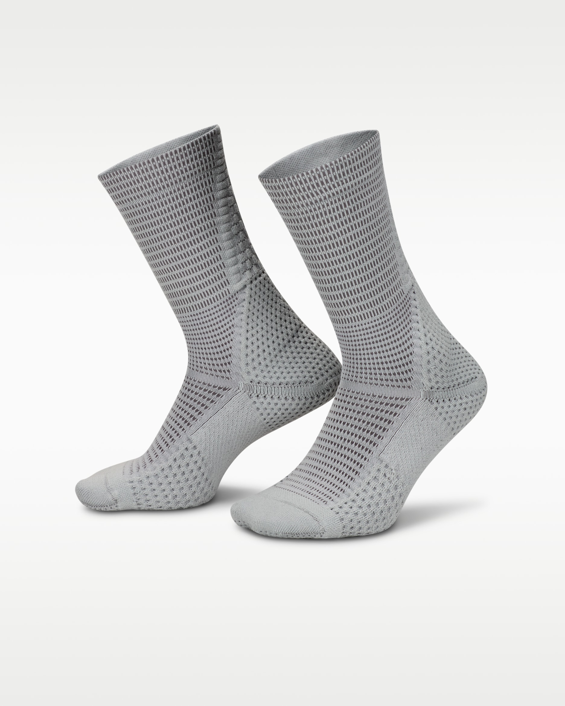 Nike Unicorn Dri-FIT ADV Cushioned Crew Socks (1 Pair) - Light Smoke Grey/Iron Grey/White