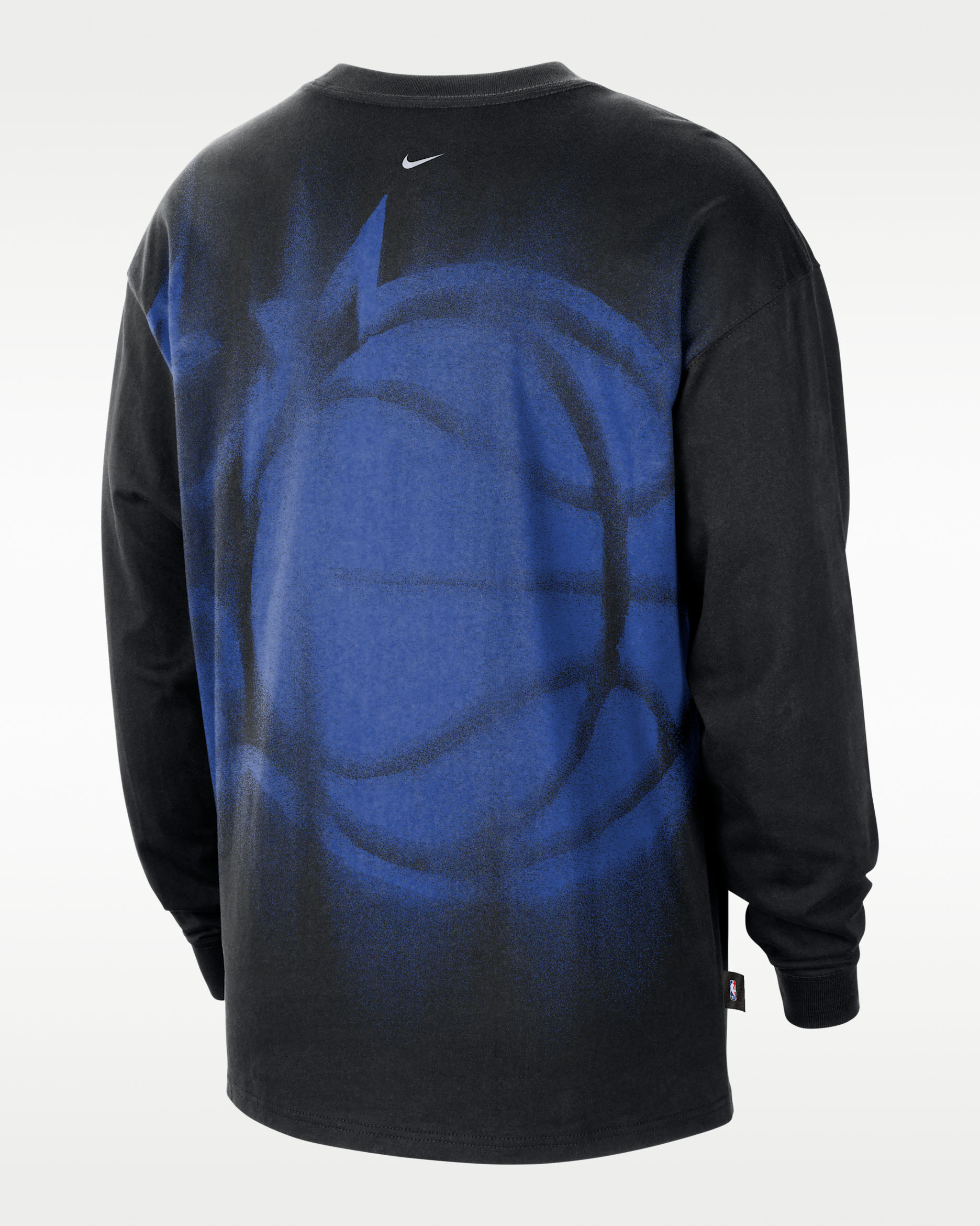 Playera de manga larga de básquetbol para hombre Orlando Magic Standard Issue - Negro