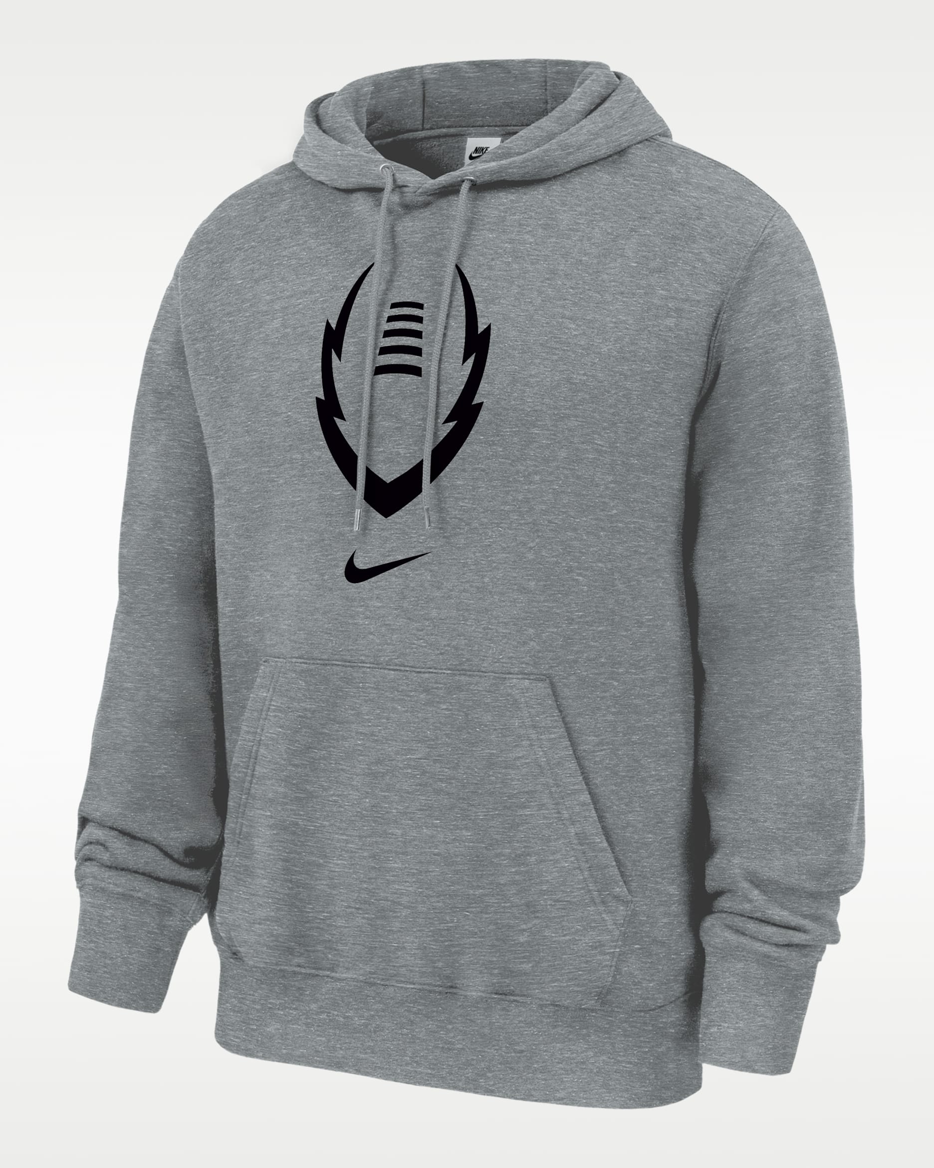 Nike Club Men's Football Pullover Fleece Hoodie - Dark Grey Heather