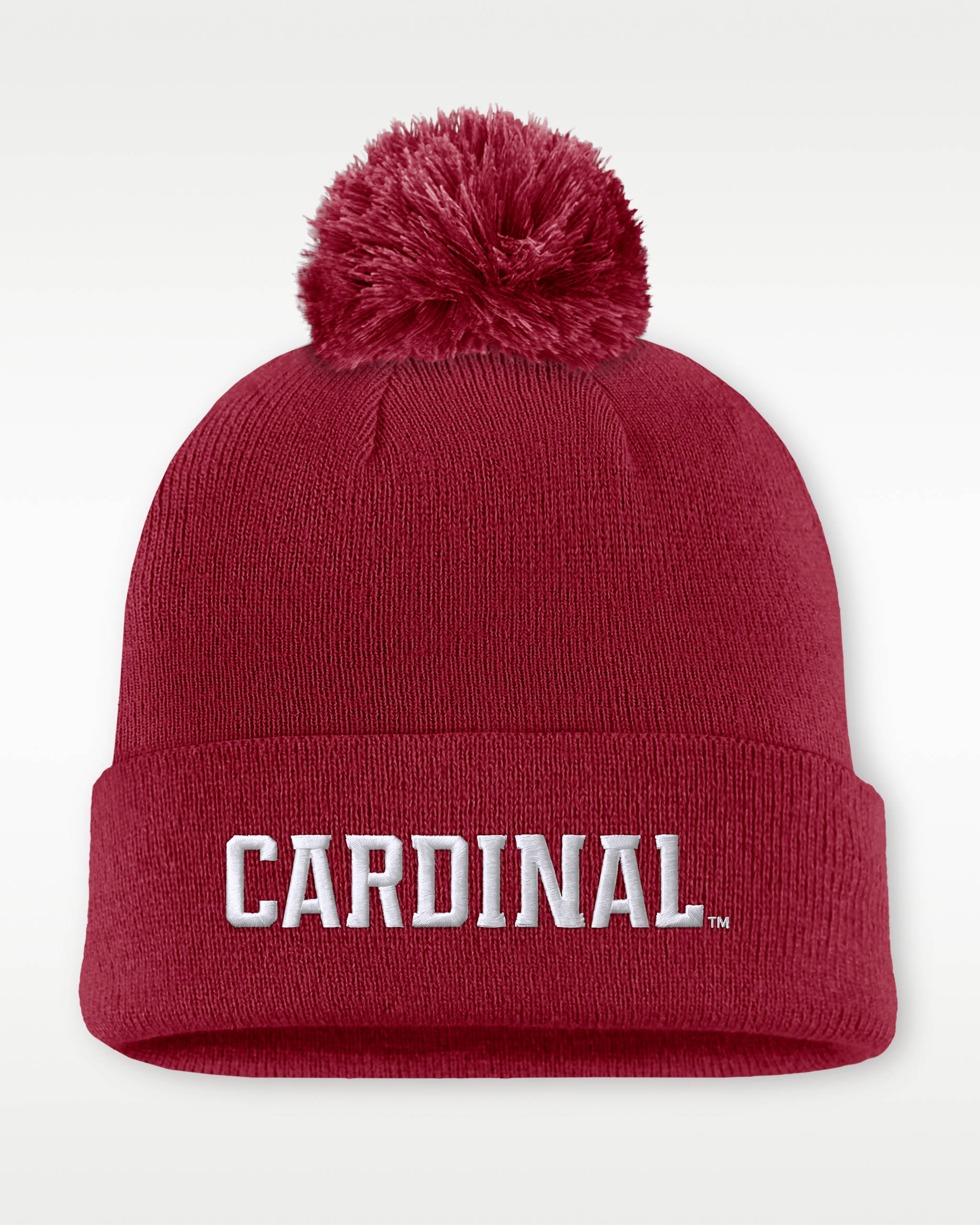 Stanford Peak Men's Nike College Cuffed Beanie - Team Crimson