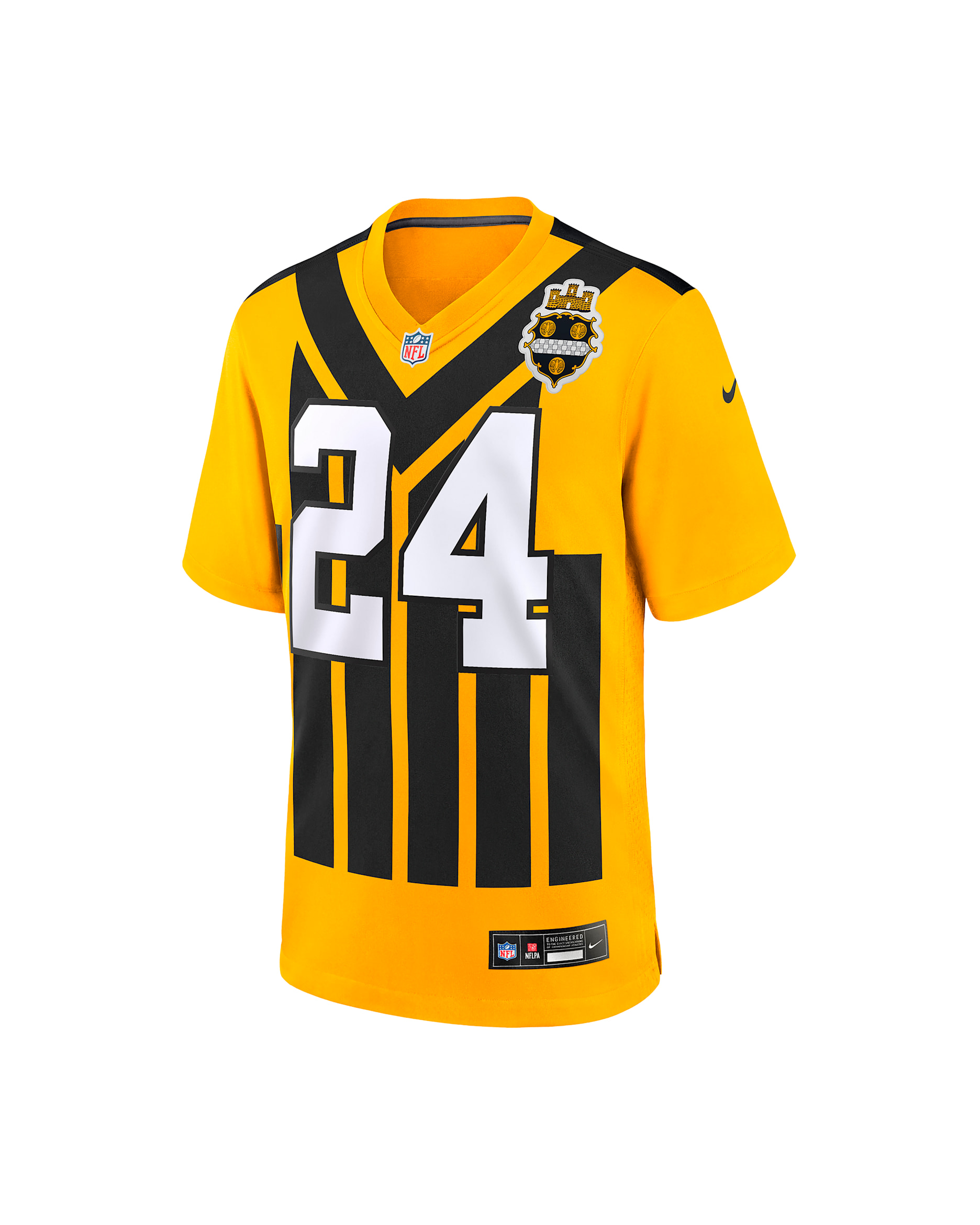 Jersey Nike de la NFL Game para niños talla grande Joey Porter Jr. Pittsburgh Steelers - Oro