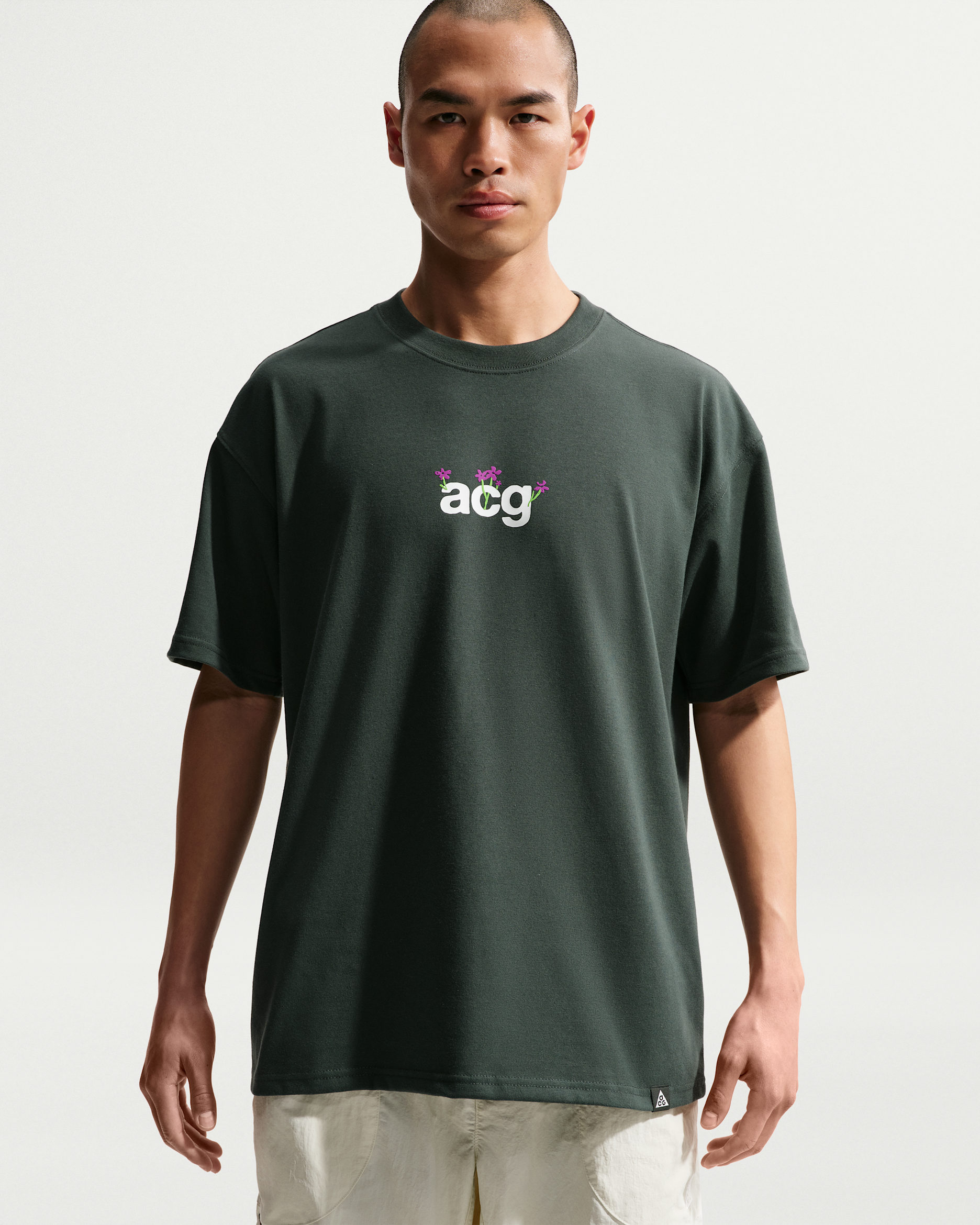 나이키 ACG 남성 드라이 핏 티셔츠 - 블랙 스프루스