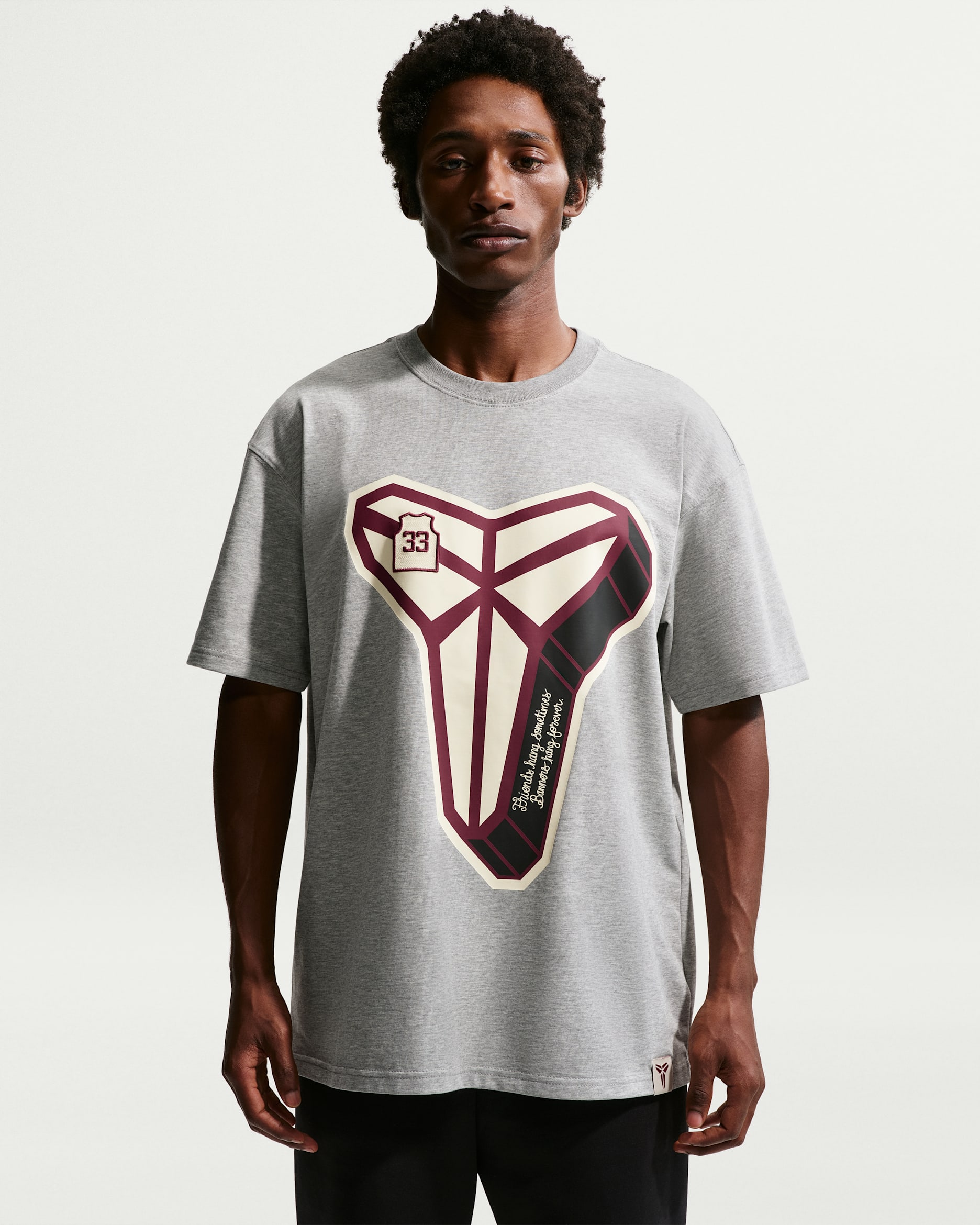 Kobe Men's Nike Dri-FIT Basketball T-Shirt - Dark Grey Heather