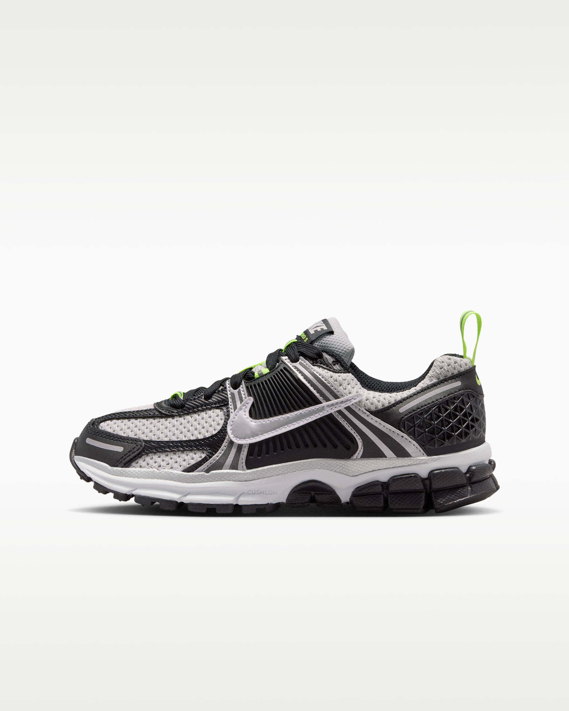 Nike Vomero 5 Big Kids' Shoes - Black/Photon Dust/Volt Ice/Metallic Silver