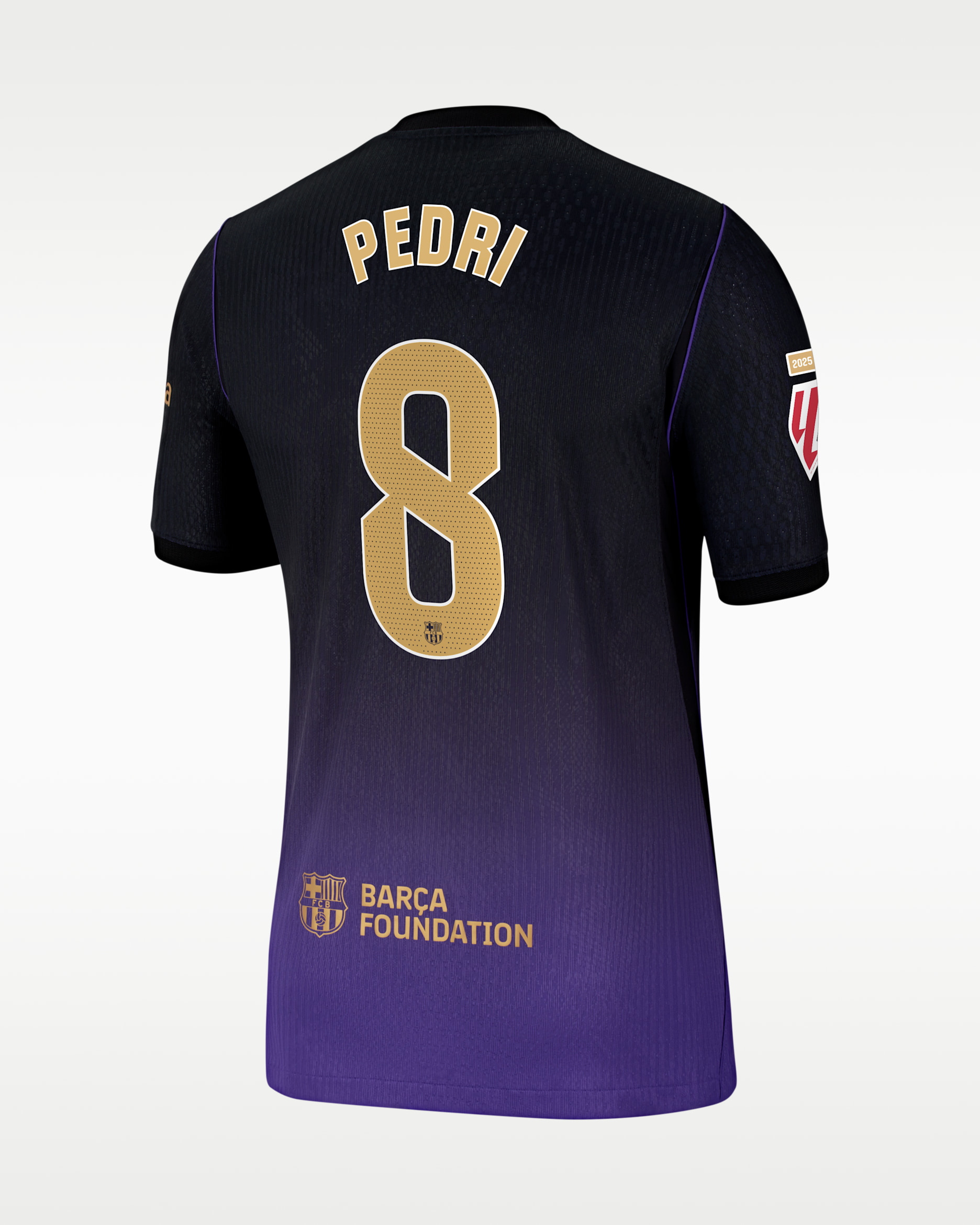 Jersey de futbol Nike Aero-FIT del Barcelona visitante 2026/27 Match Kobe de Pedri para hombre - Morado