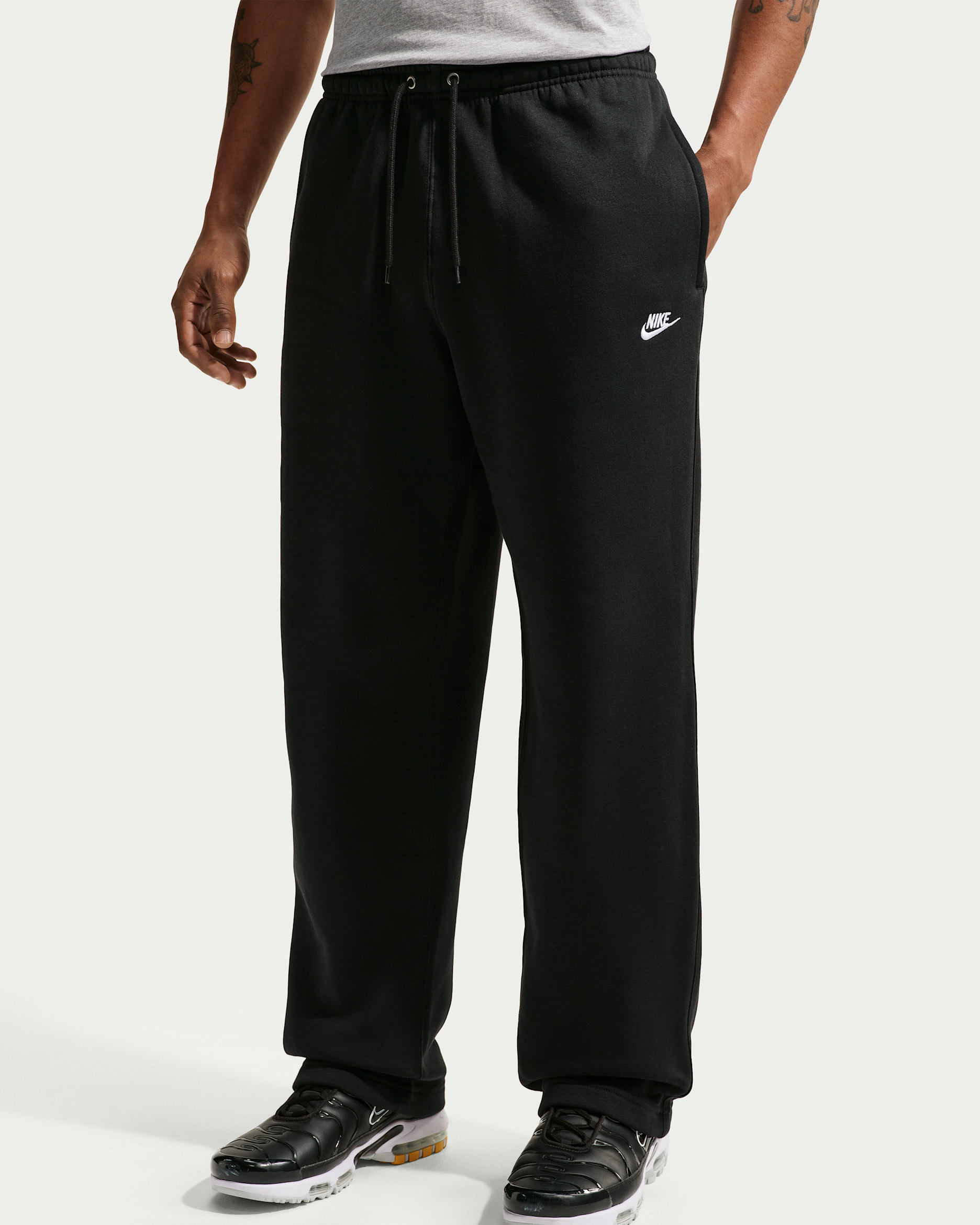 Nike Club Men's Open-Hem Fleece Pants