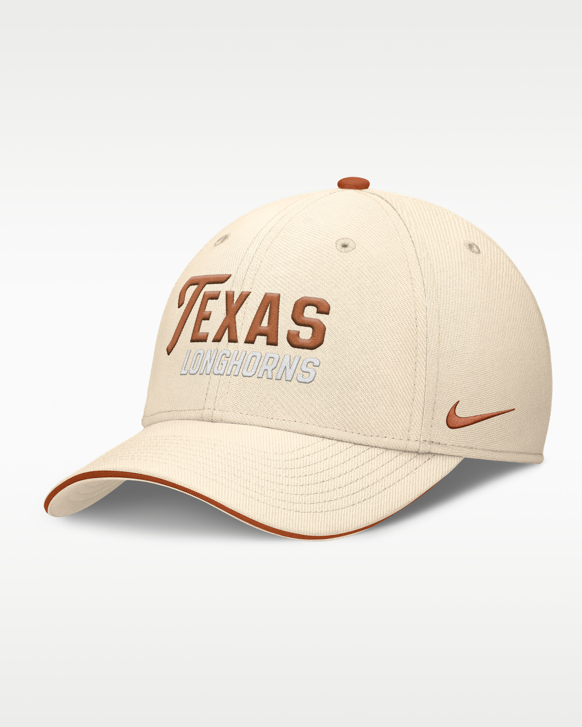 Gorra universitaria Nike Dri-FIT para hombre Texas Primetime - Natural