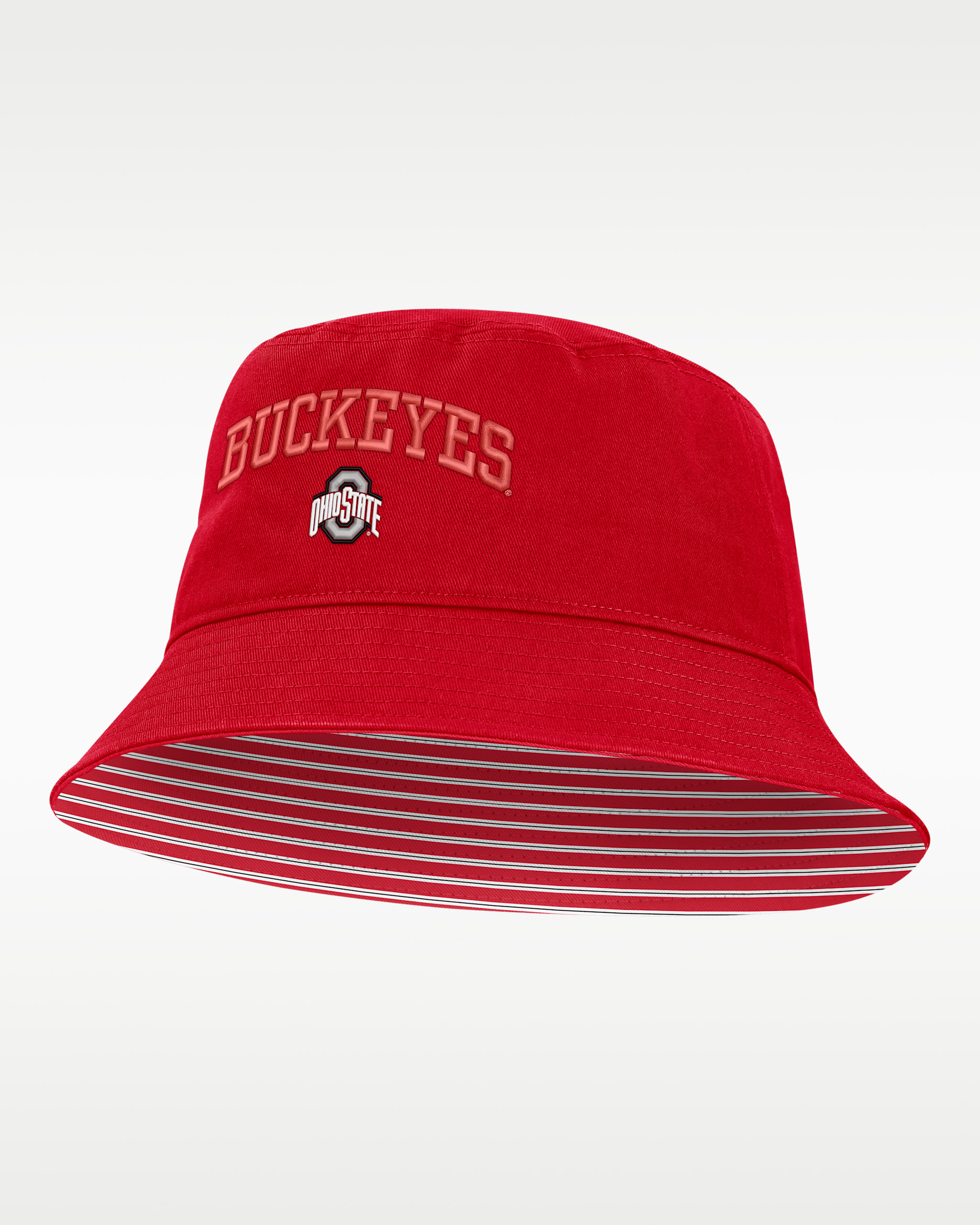 Ohio State Primetime Apex Men's Nike College Bucket Hat - Red