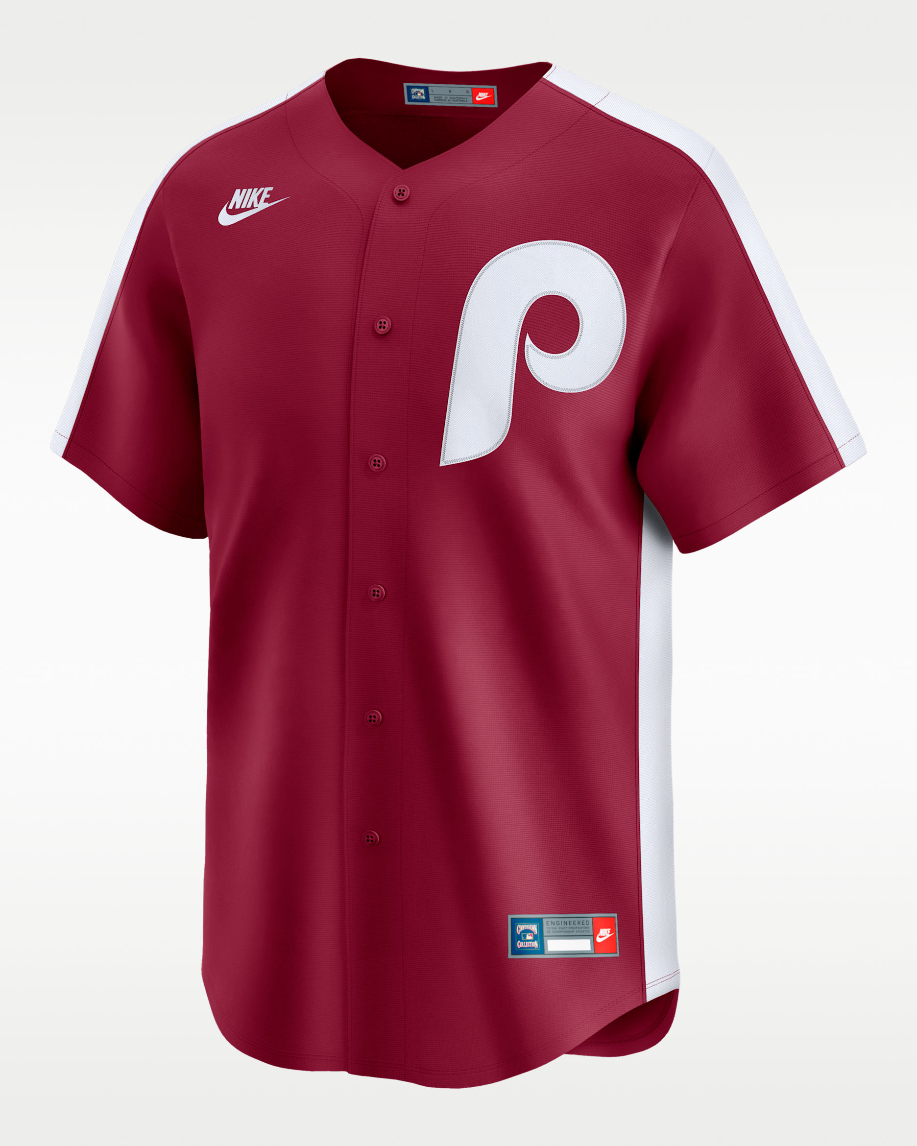 Jersey Nike Dri-FIT ADV de la MLB Limited para hombre Philadelphia Phillies Cooperstown - Castaña