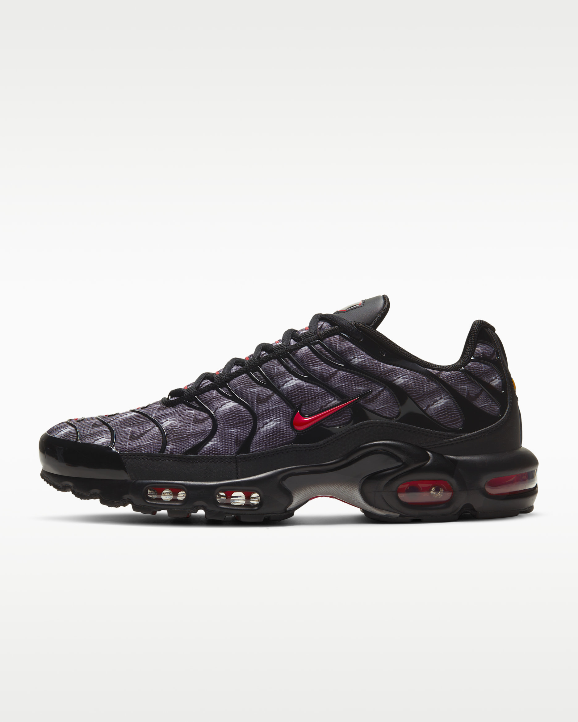 Nike Air Max Plus Men's Shoe - Black/White/University Red
