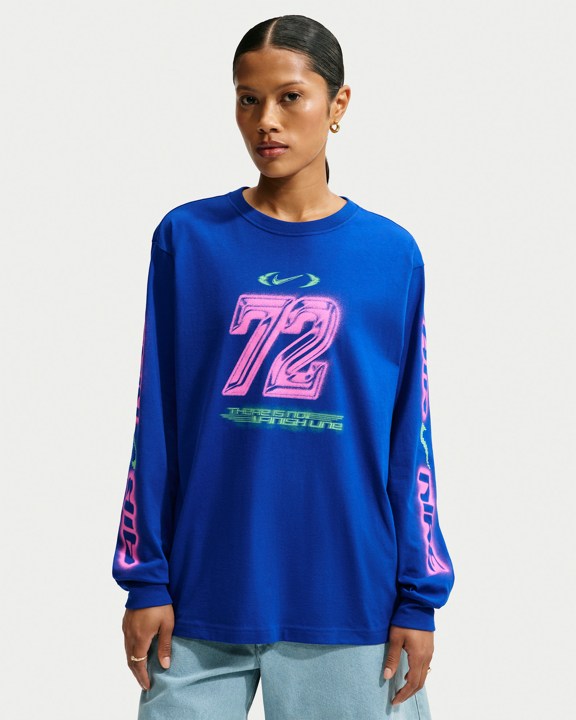 Nike Sportswear Classic Women's Oversized Long-Sleeve T-Shirt - Old Royal