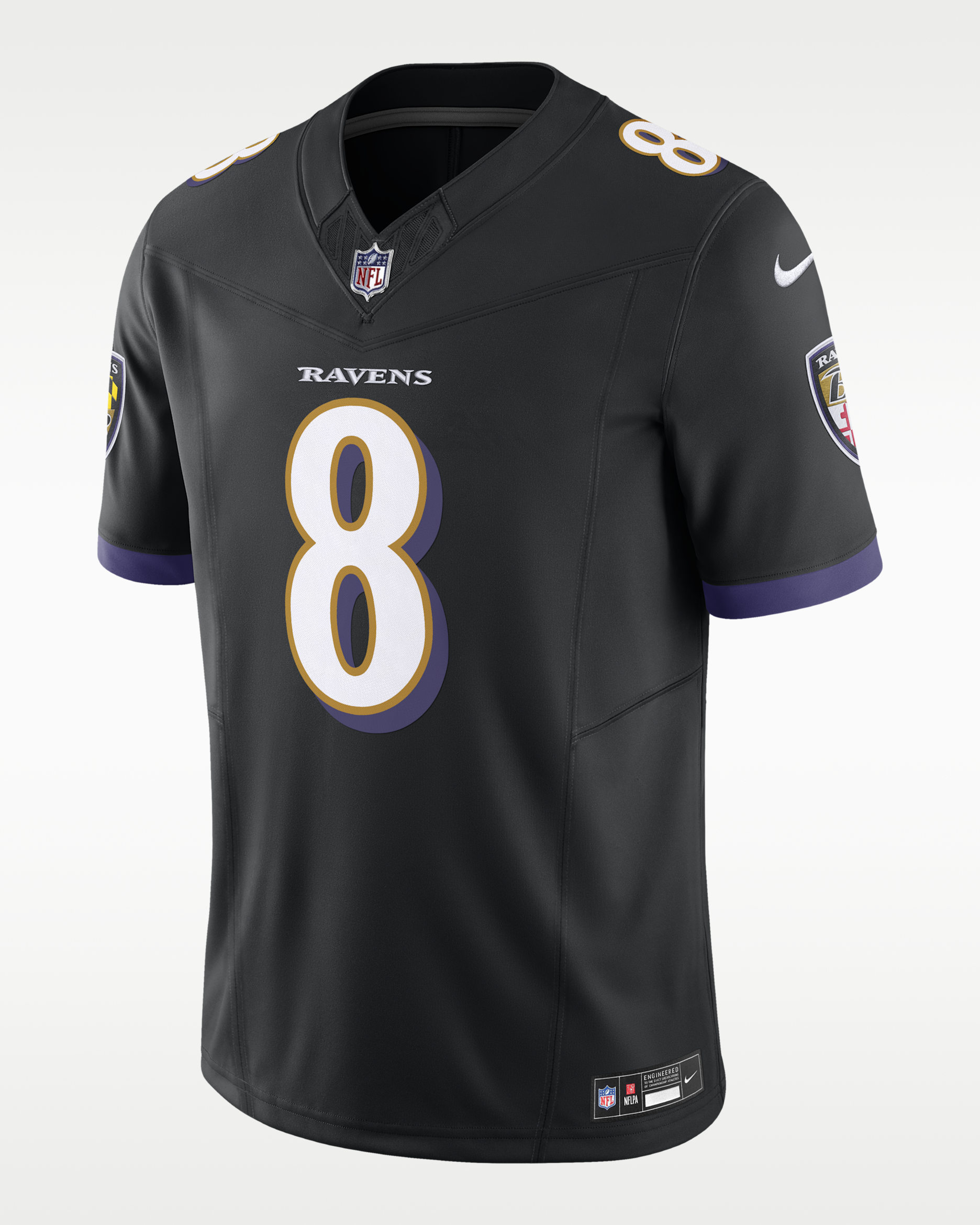 Lamar Jackson Baltimore Ravens Men's Nike Dri-FIT NFL Limited Football Jersey - Black