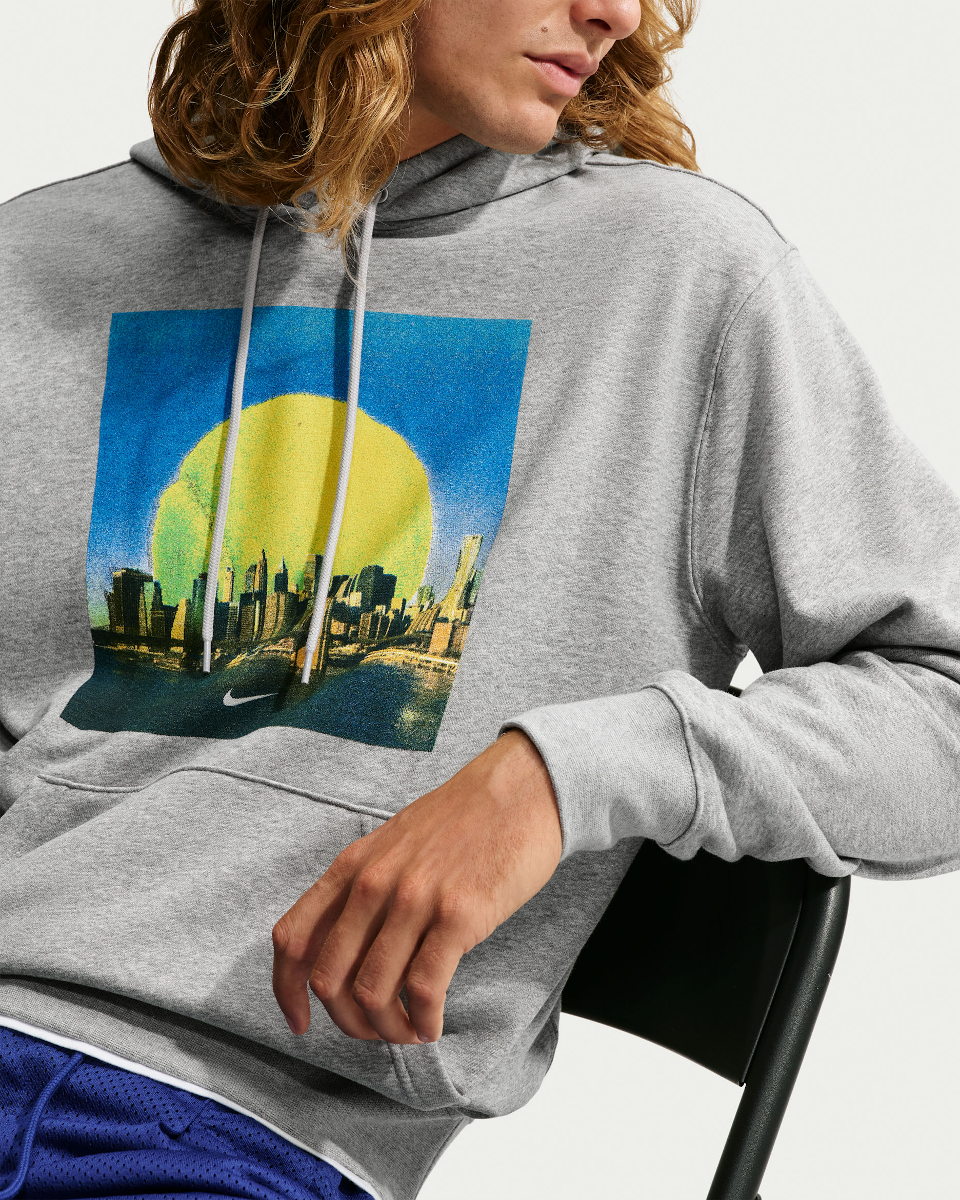 NikeCourt Tennis Hoodie - Dark Grey Heather