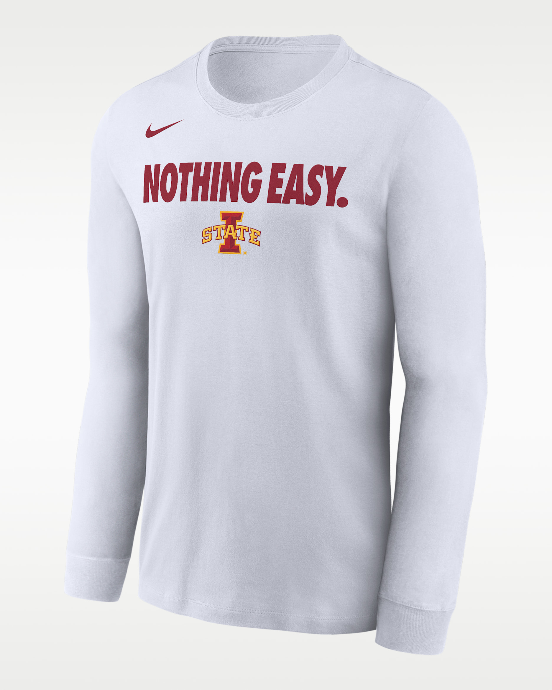 Iowa State Men's Nike College Long-Sleeve T-Shirt - White