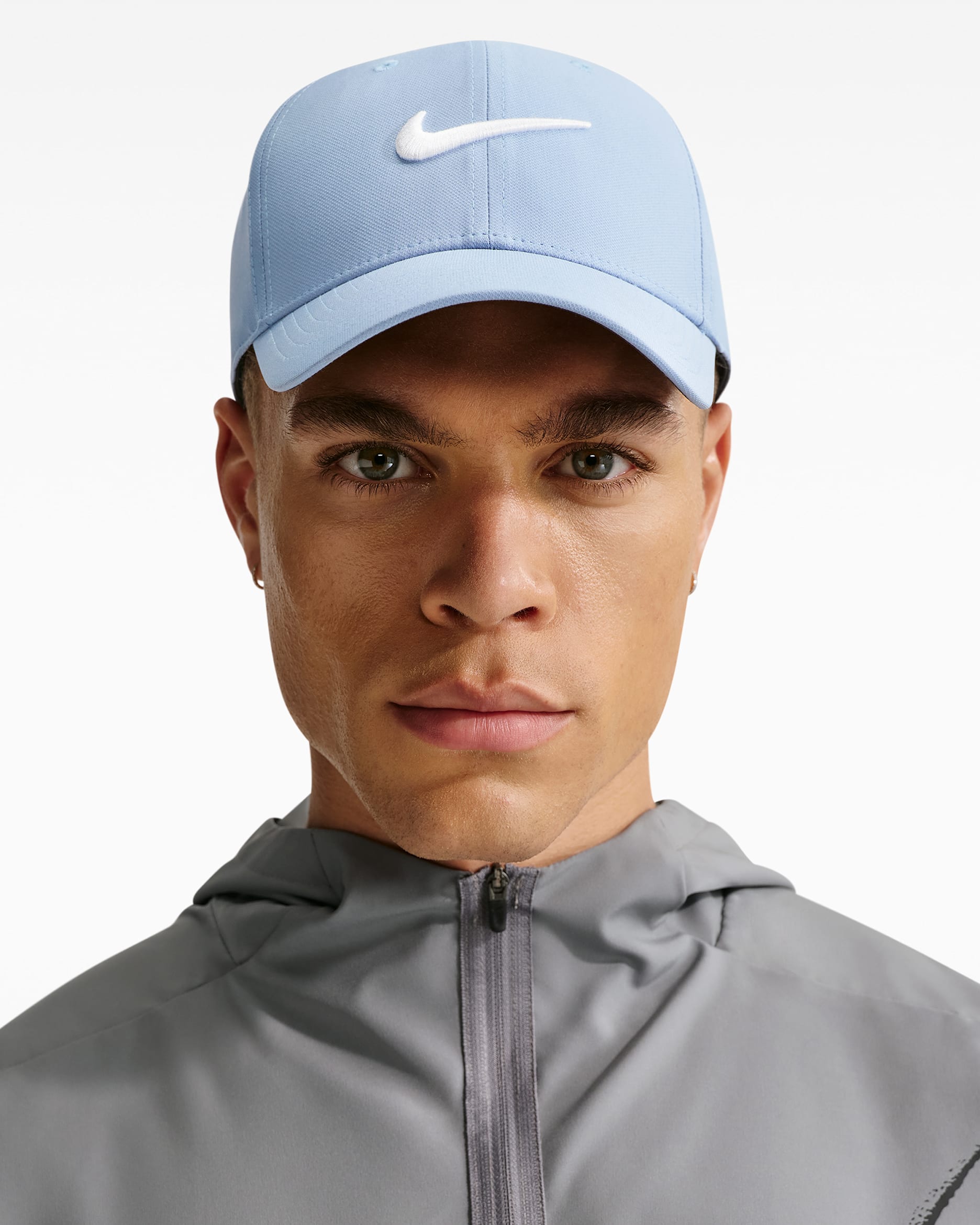 Nike Dri-FIT Club Structured Swoosh Cap - Work Blue/White