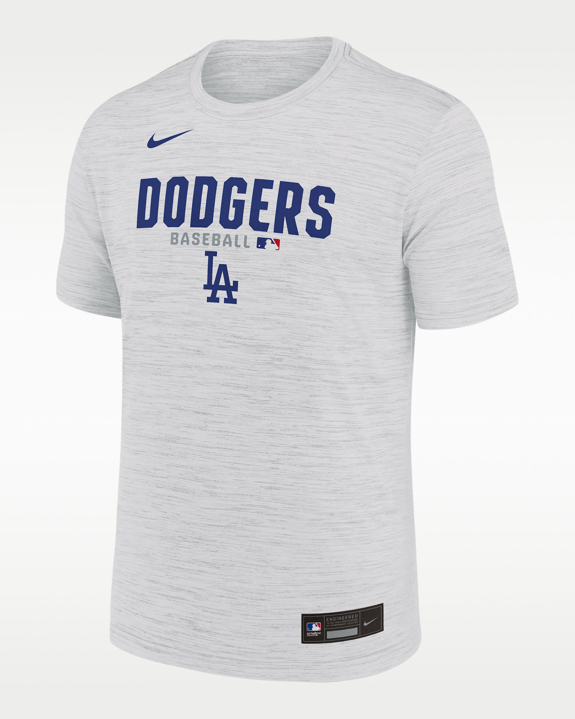 Los Angeles Dodgers Authentic Collection Men's Nike Dri-FIT MLB T-Shirt - White