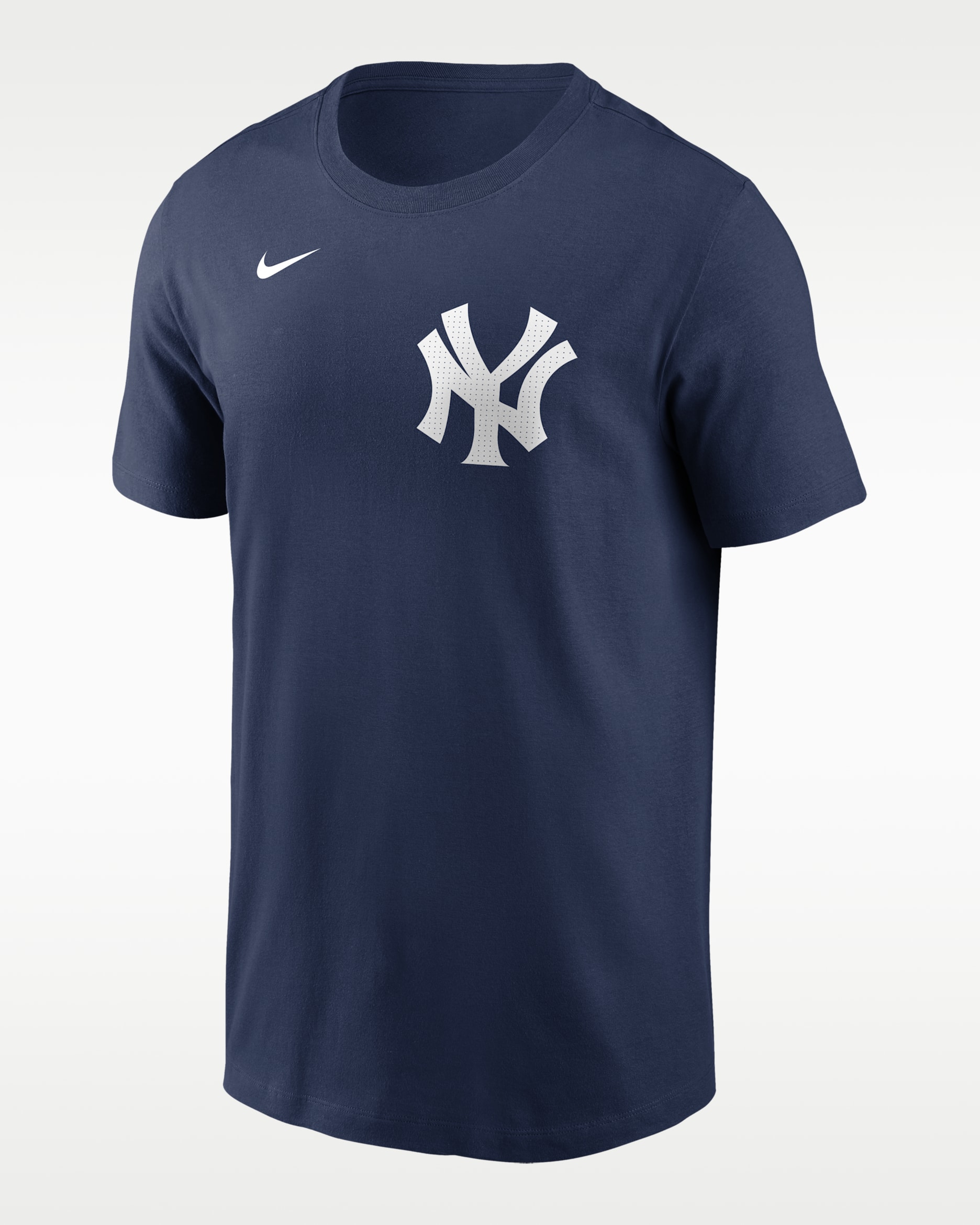 Playera Nike de la MLB para hombre Aaron Judge New York Yankees Fuse - Azul marino