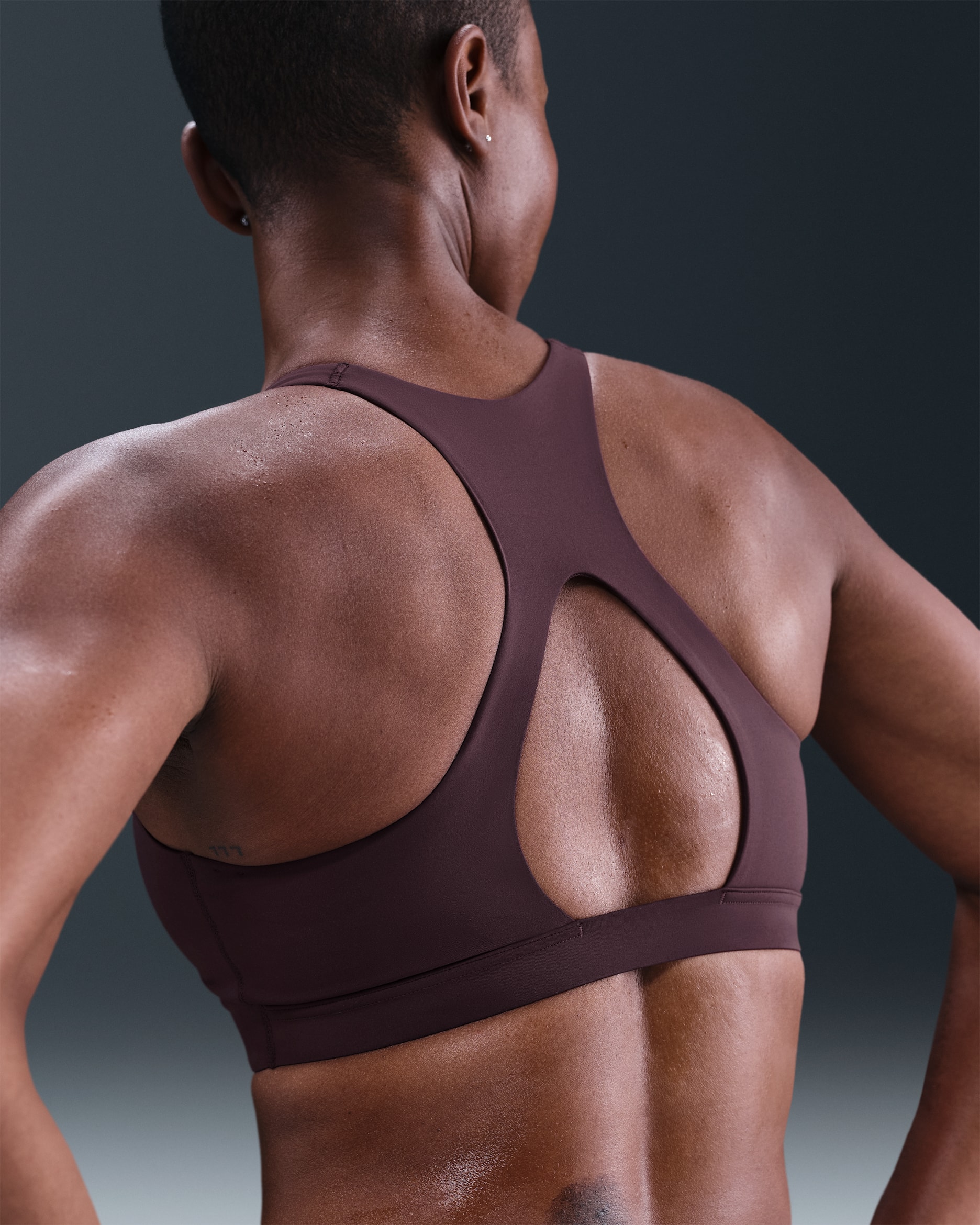 Nike Universa Women's Medium-Support Padded Sport Bra - Burgundy Crush/Burgundy Crush/Burgundy Ash