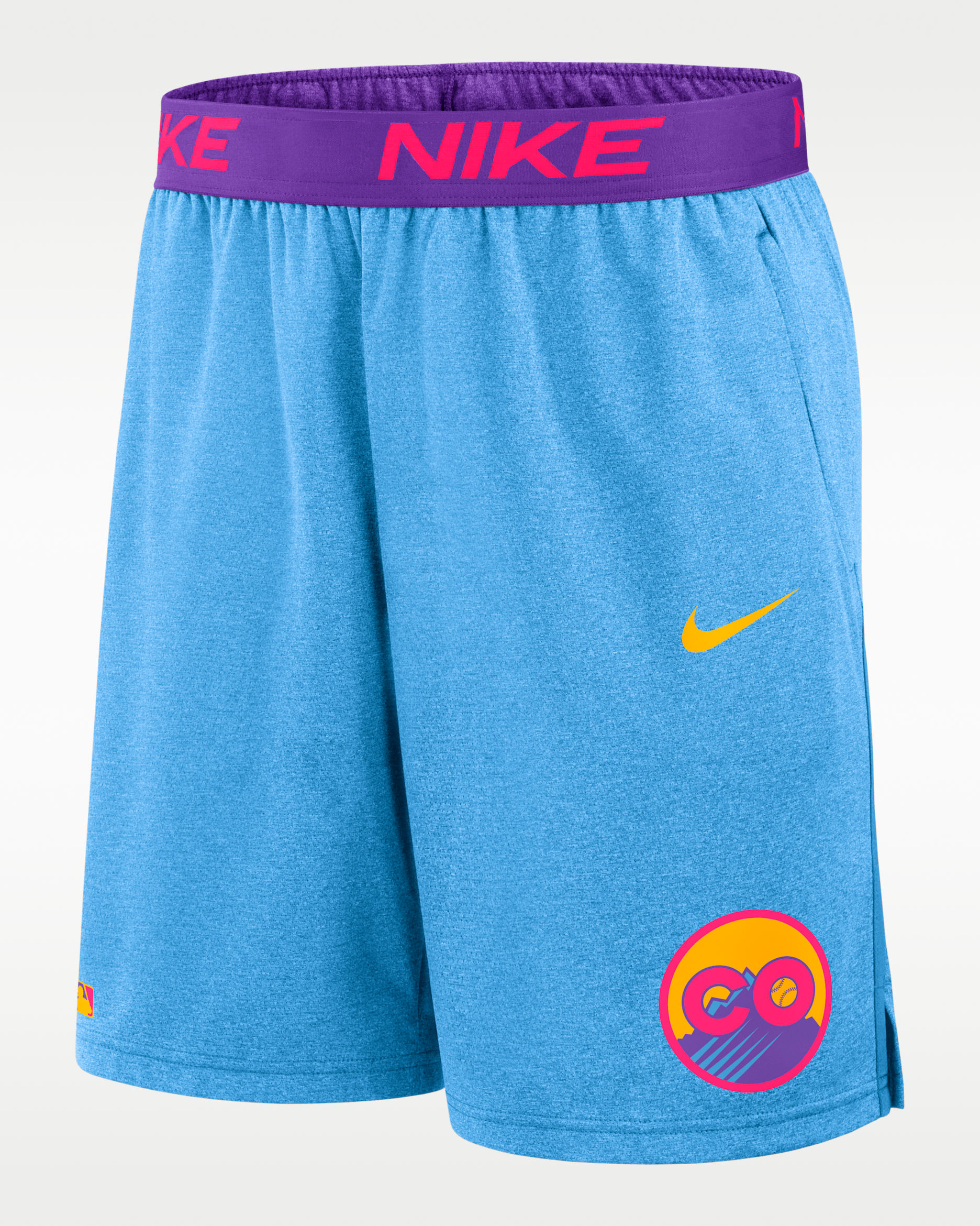 Colorado Rockies Authentic Collection City Connect Men's Nike Dri-FIT MLB Shorts - Grey