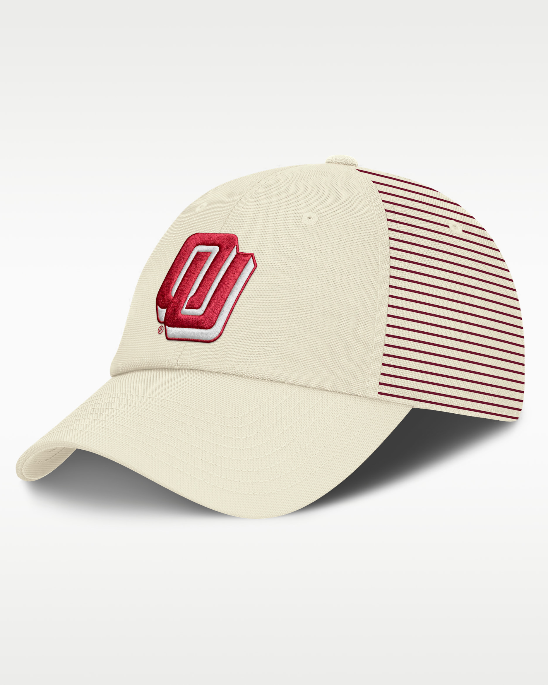 Oklahoma Denim Club Men's Nike College Adjustable Hat - White