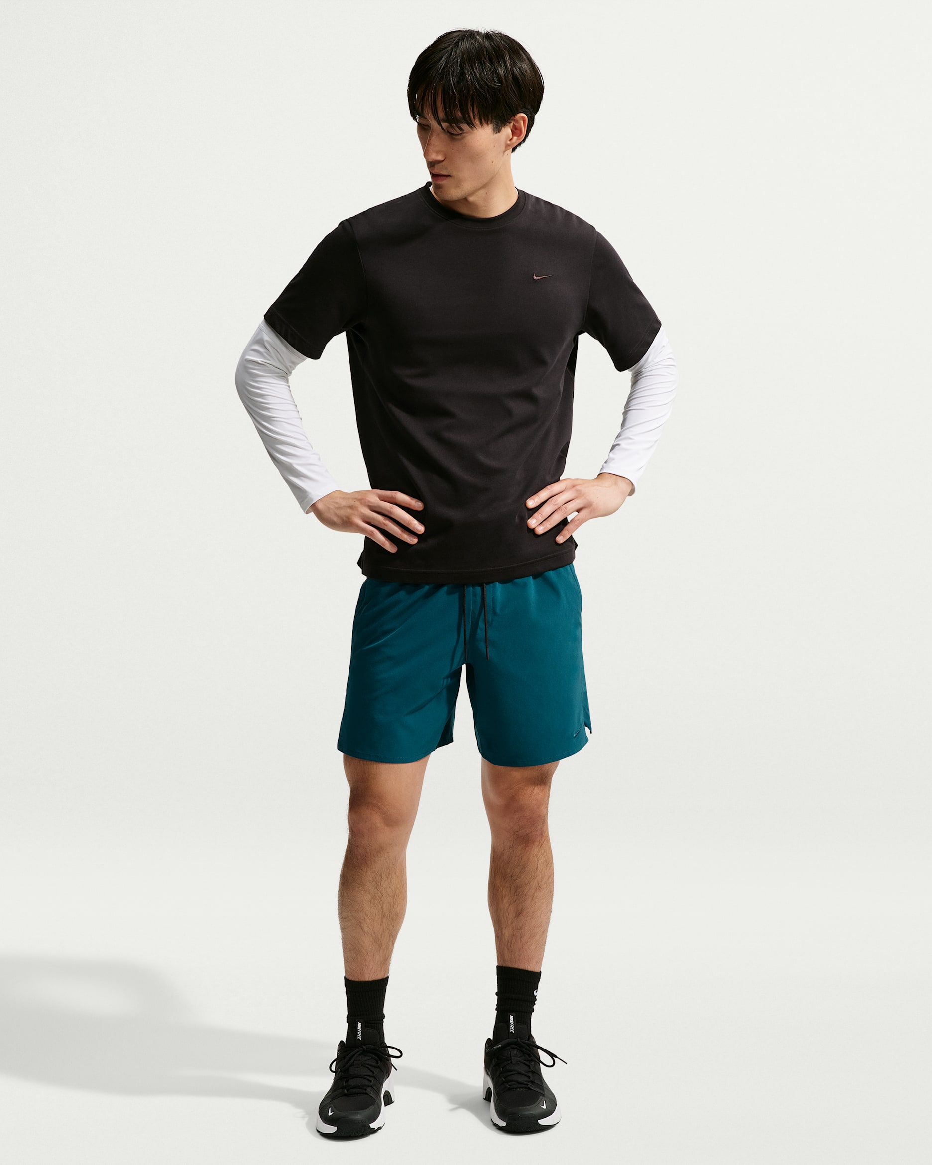 Nike Unlimited Men's Dri-FIT 7" Unlined Versatile Shorts - Midnight Turquoise/Black/Midnight Turquoise