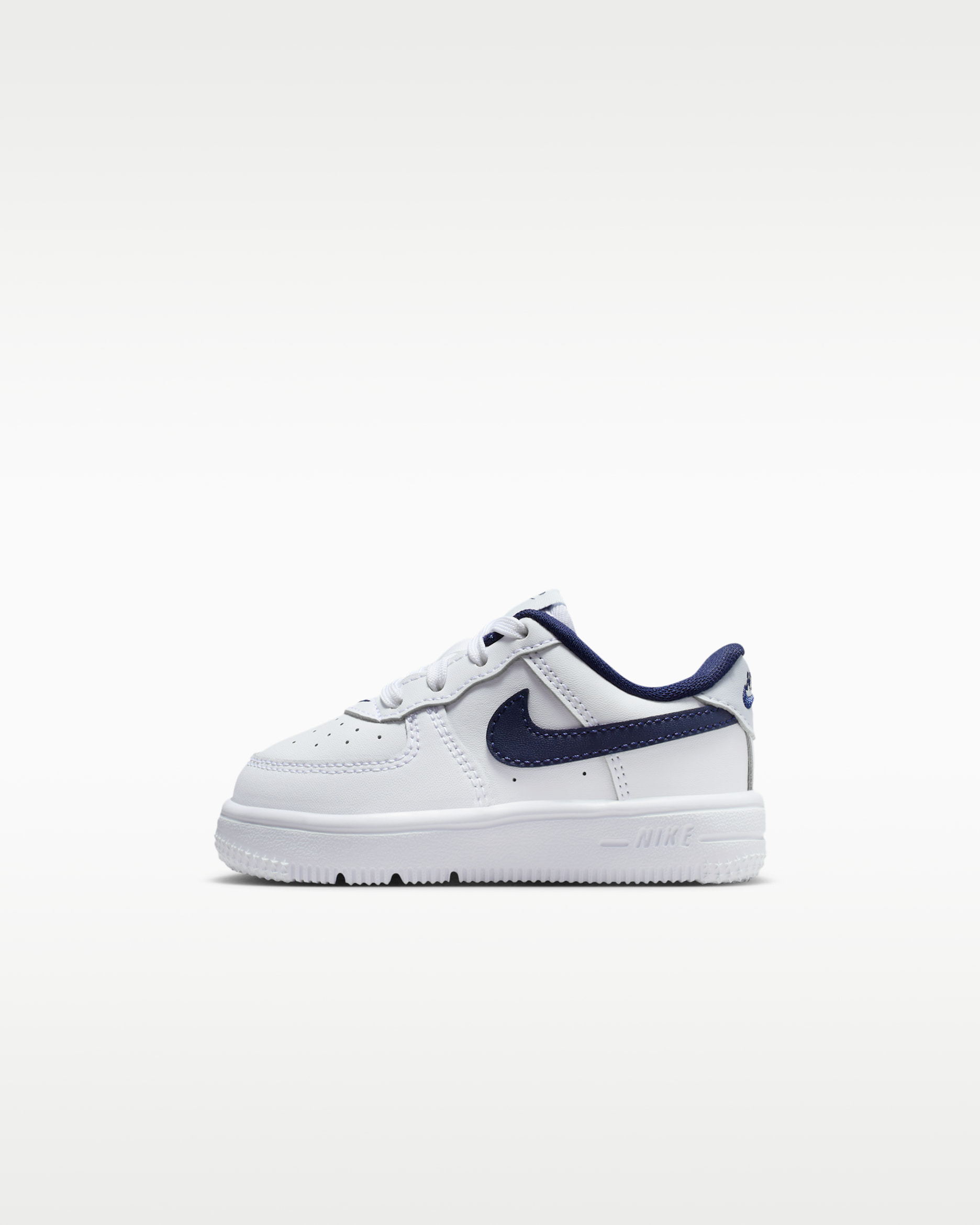 Nike Force 1 Low Baby/Toddler Shoes - White/Football Grey/Midnight Navy