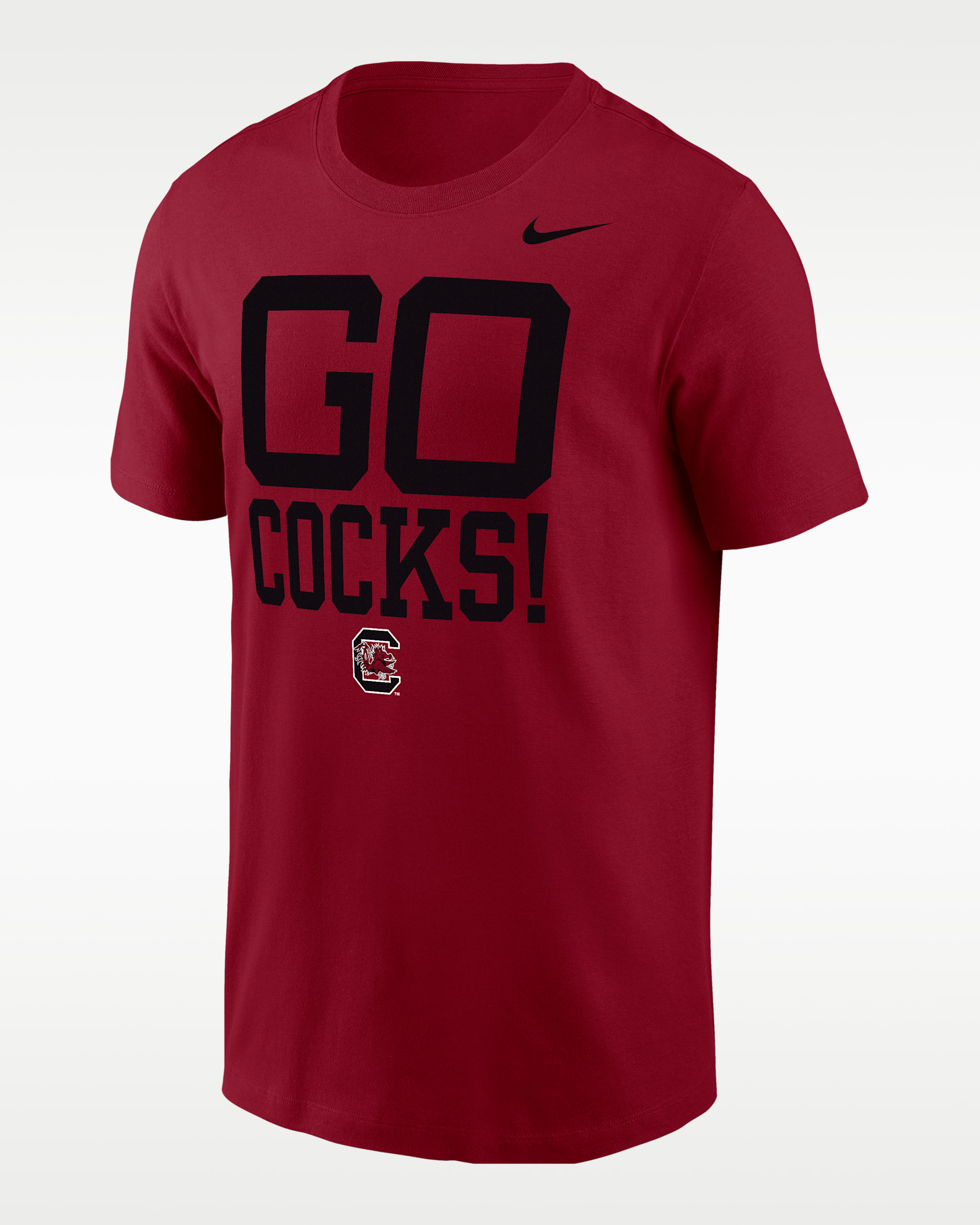 Playera de manga corta para hombre Nike College (South Carolina Gamecocks) - Carmesí team