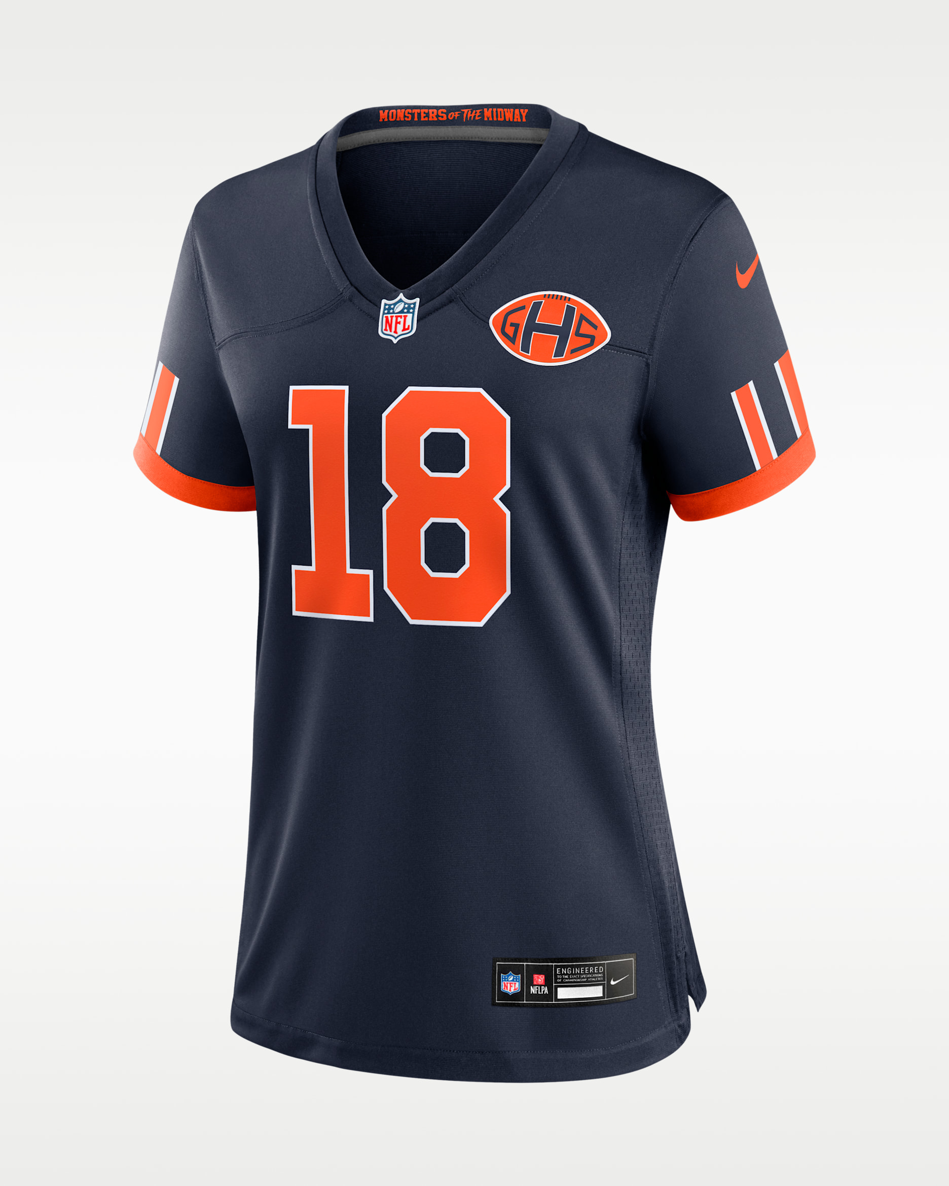 Caleb Williams Chicago Bears Rivalries Collection Women's Nike NFL Game Jersey - Navy