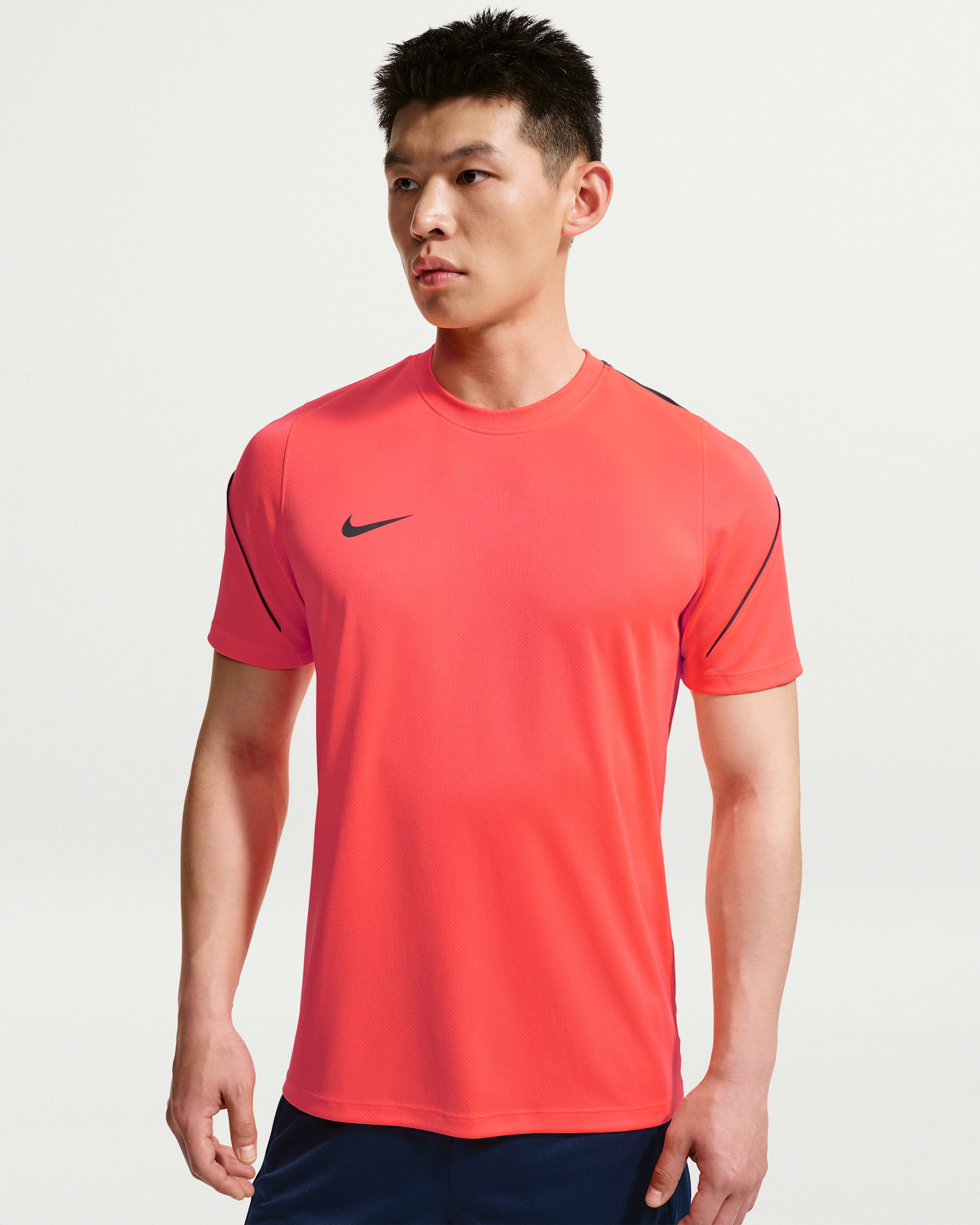 Nike Strike Men's Dri-FIT Short-Sleeve Football Top - Hot Lava/Anthracite/Anthracite/Anthracite