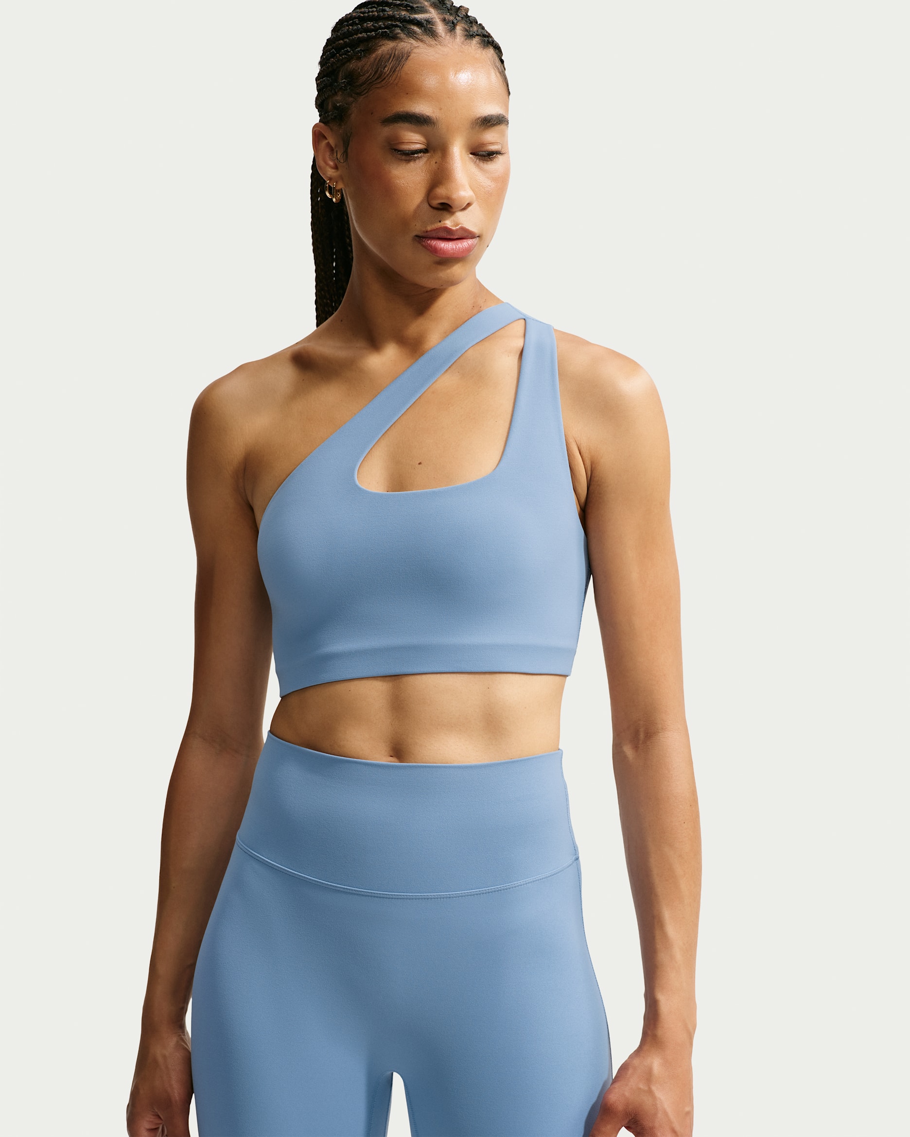 Nike Zenvy  Women's Light-Support Sports Bra - Work Blue/White