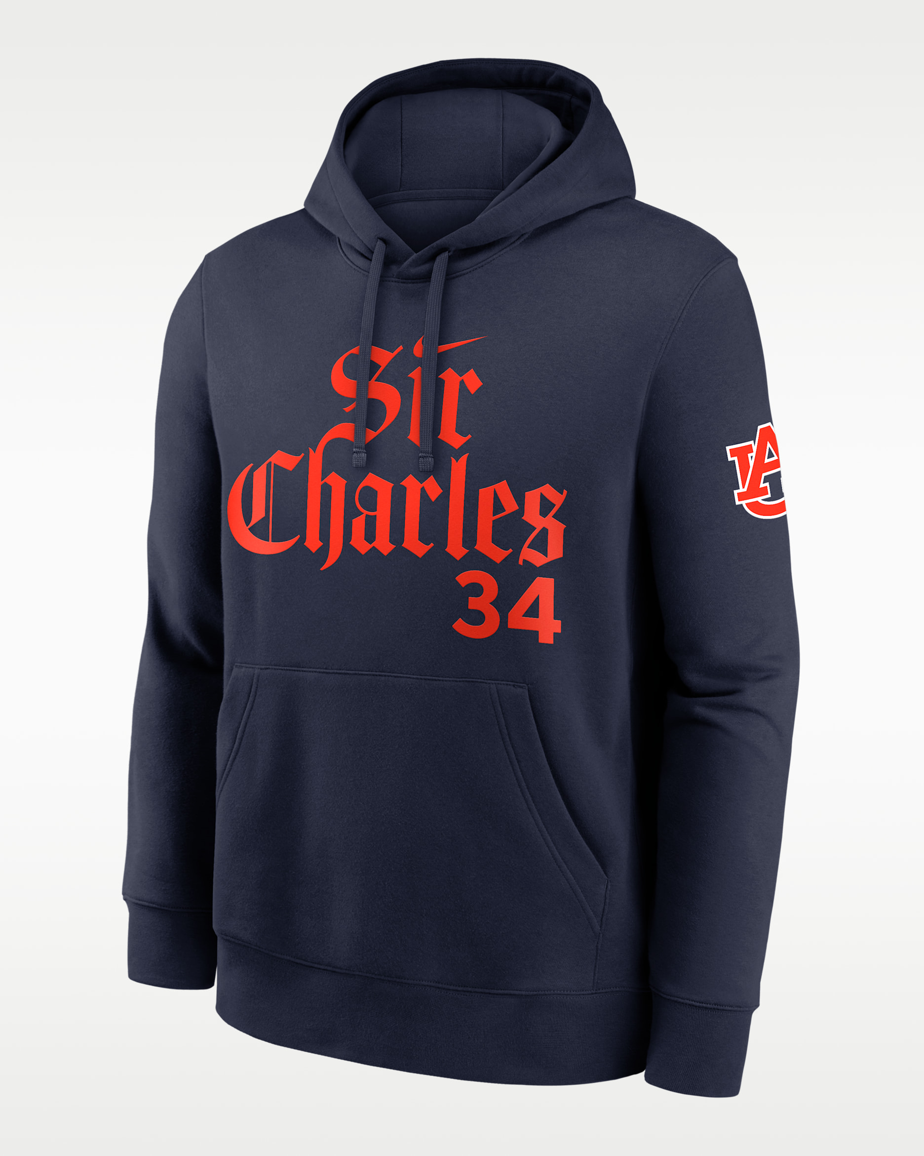 Charles Barkley Auburn Sir Charles Club Men's Nike College Pullover Hoodie - Navy