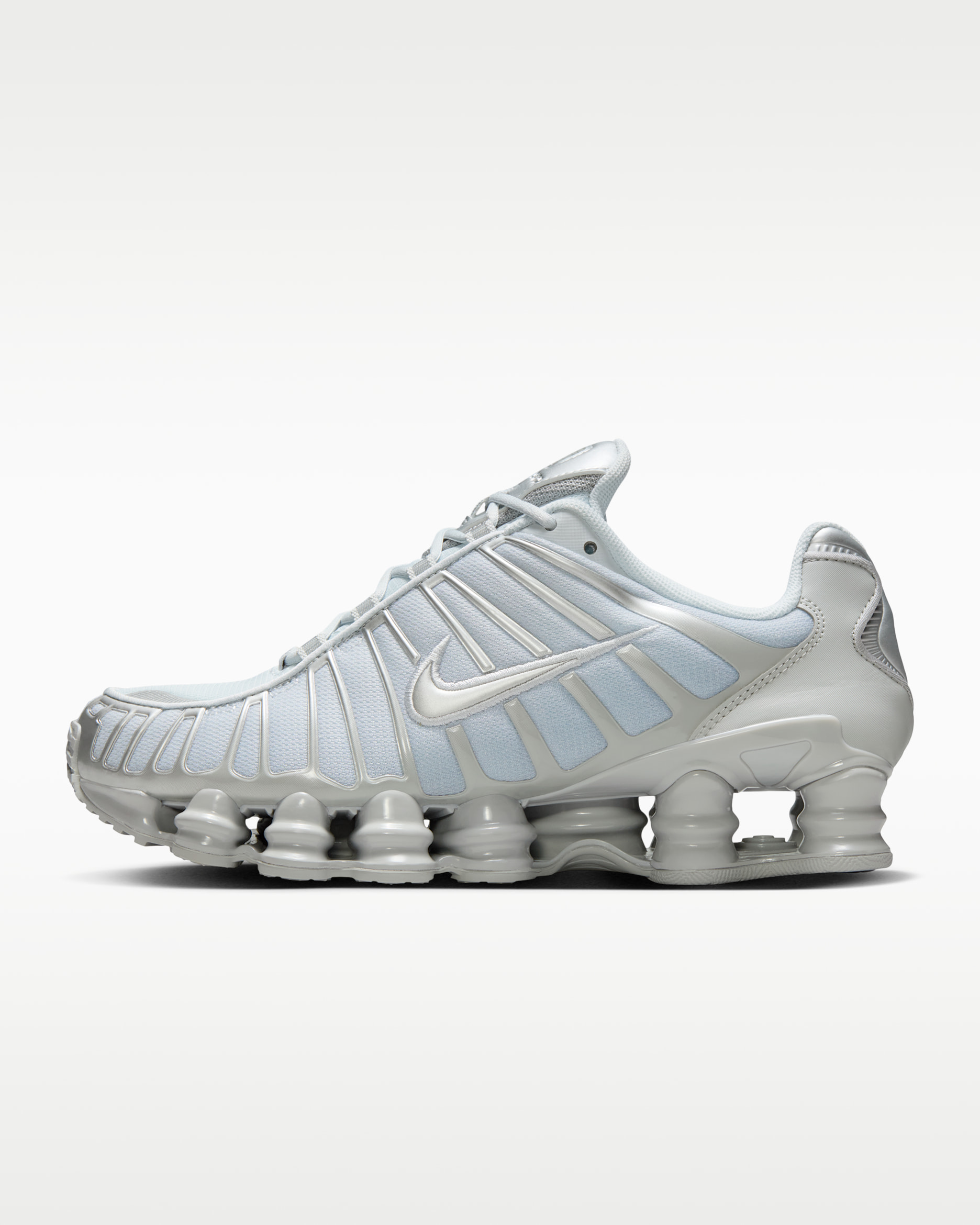 Nike Shox TL sko til dame - Pure Platinum/Smoke Grey/Metallic Silver
