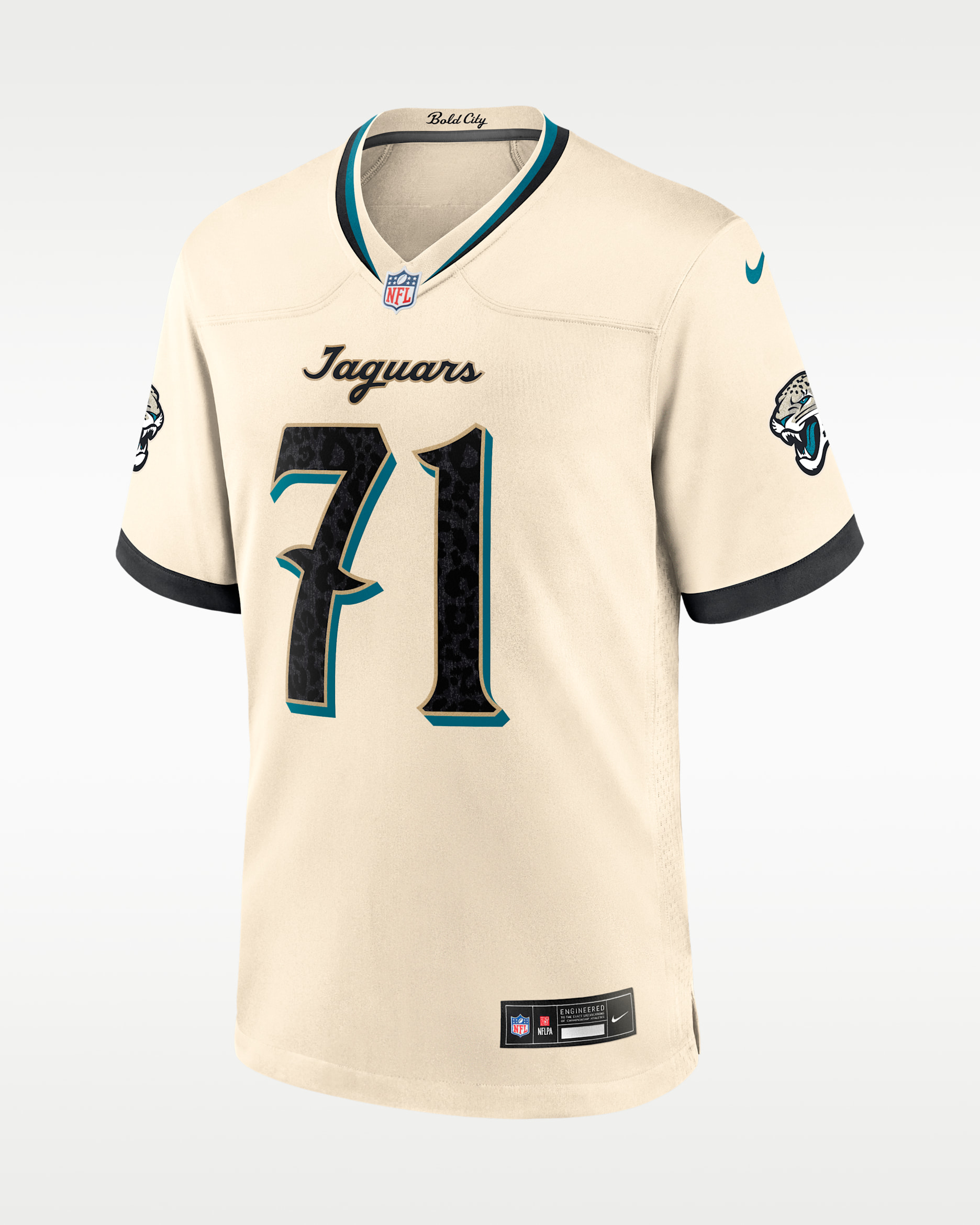 Tony Boselli Jacksonville Jaguars Rivalries Collection Men's Nike NFL Game Jersey - Natural