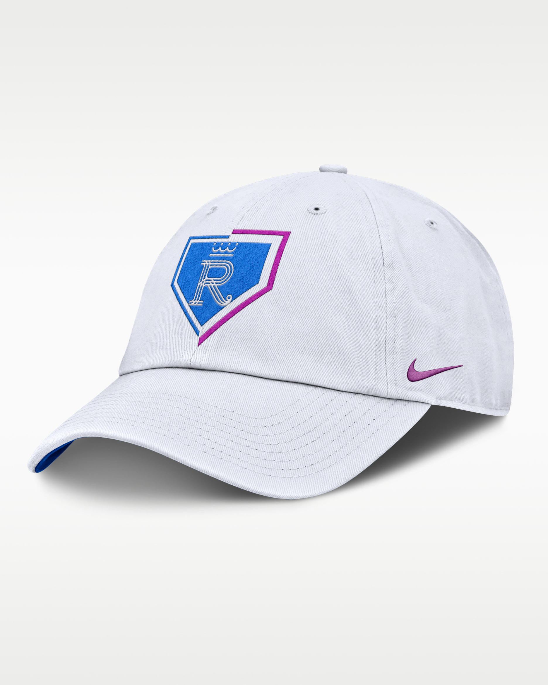 Kansas City Royals City Connect Club Men's Nike MLB Trucker Adjustable Hat - White