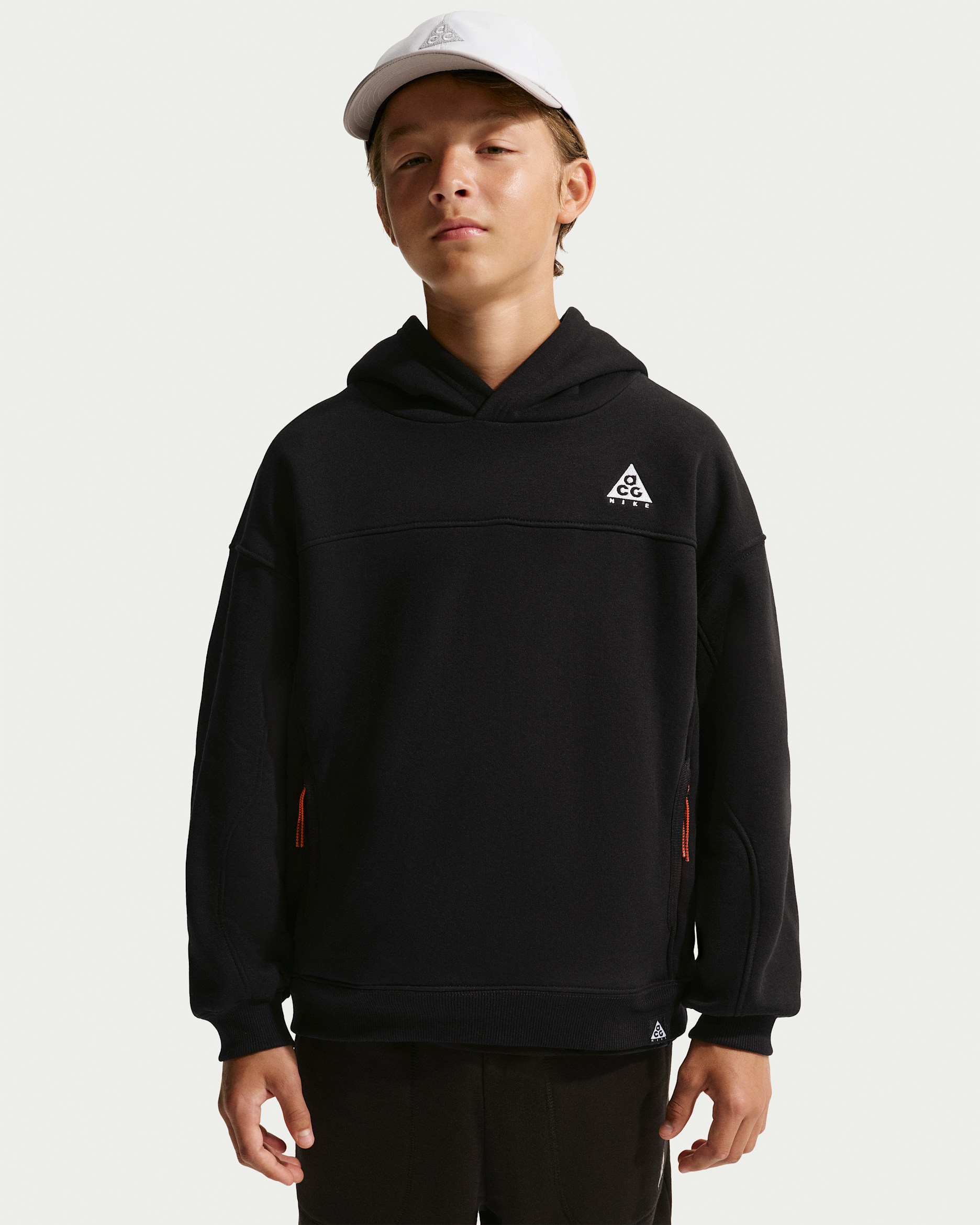 Nike ACG Big Kids' Fleece Hoodie - Black