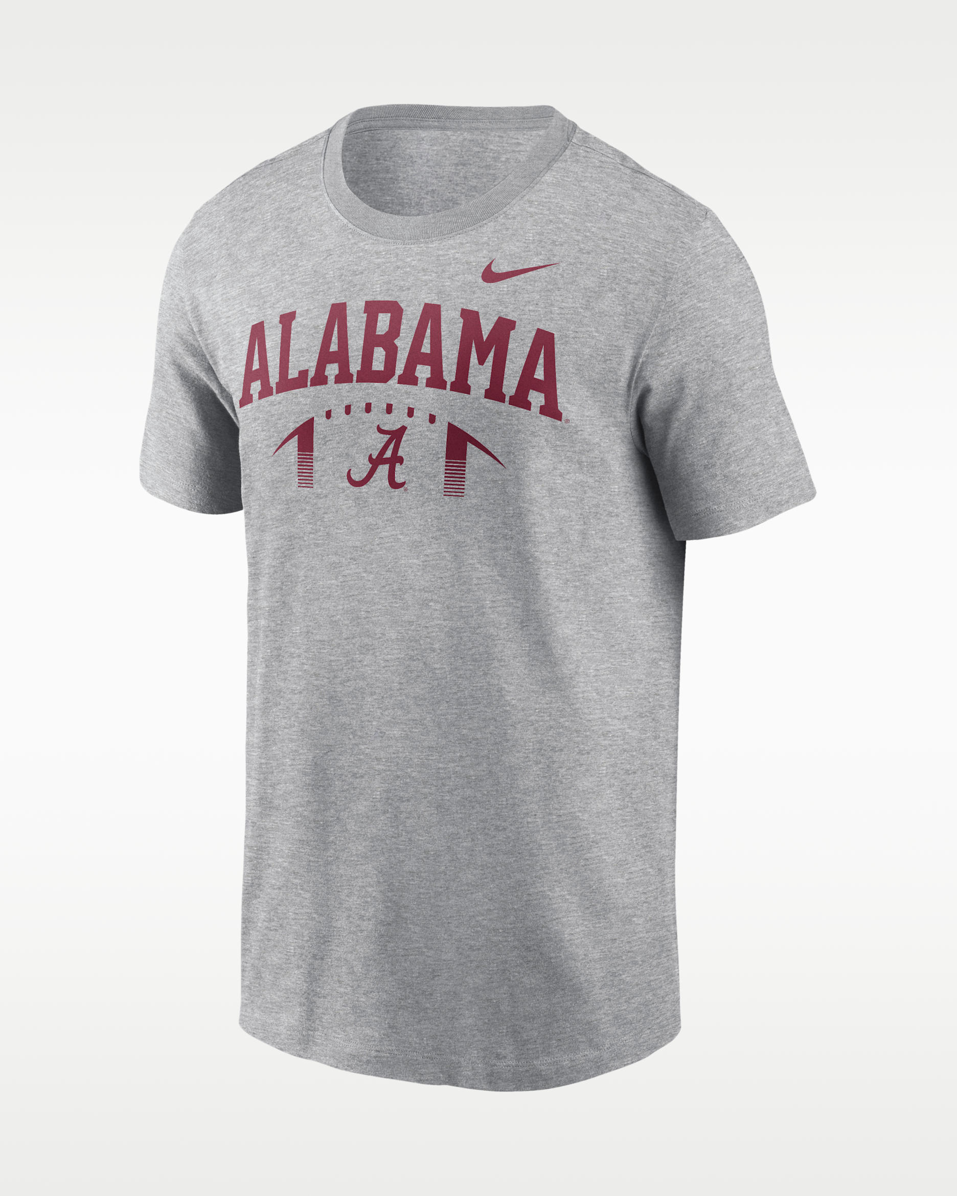Playera universitaria Nike para hombre Alabama Primetime Football Icon - Gris jaspeado